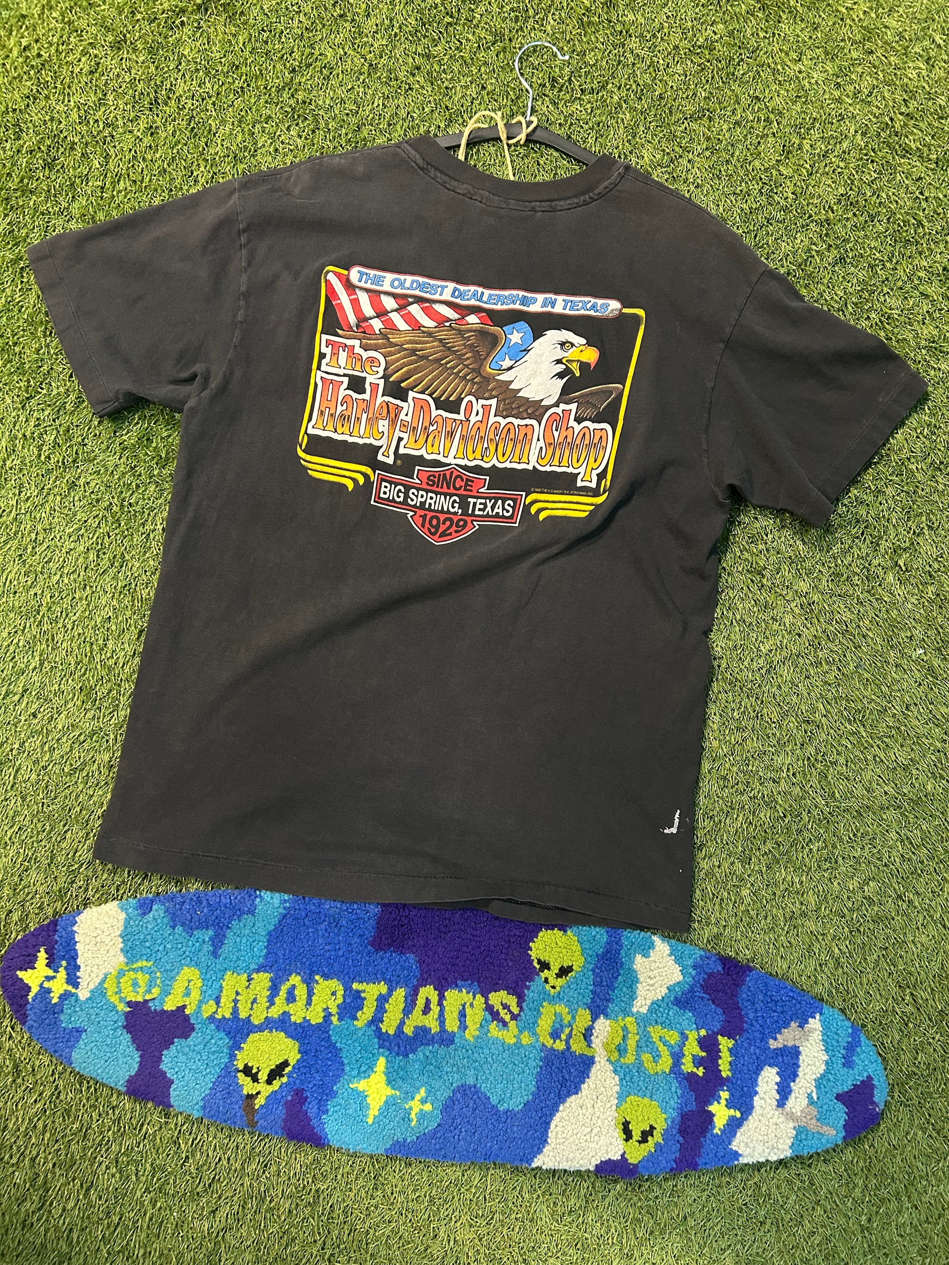 Vintage 1992 Harley Davidson Real Men Wear Black Tee
