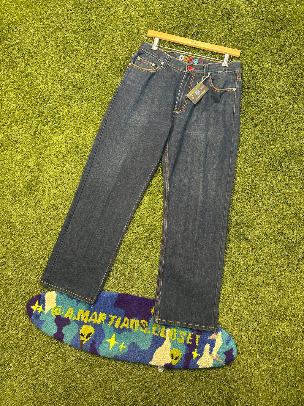 Y2K Coogi Australia Swords Jeans