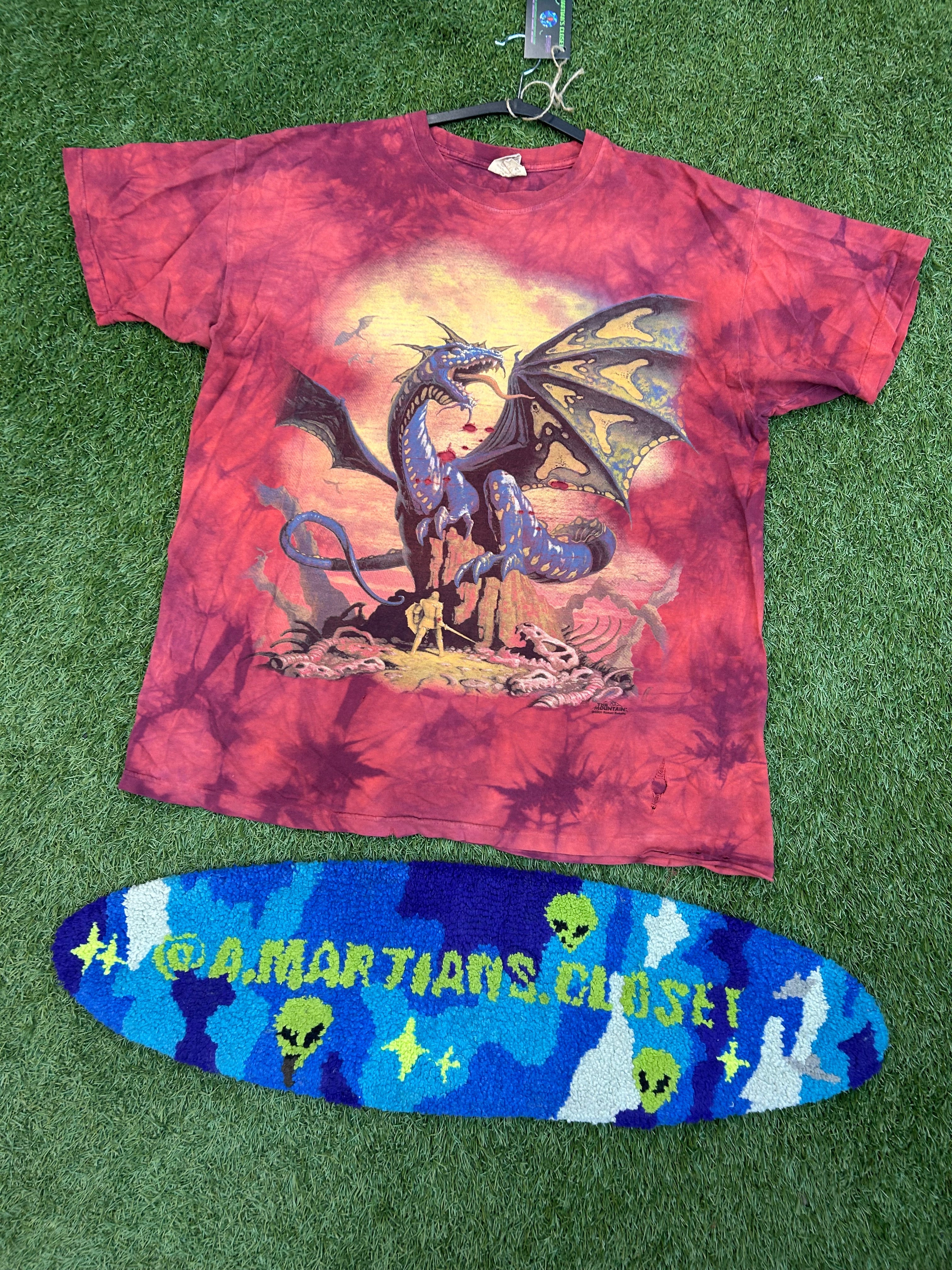 Y2K Thrashed Dragons Vs Knight Tee