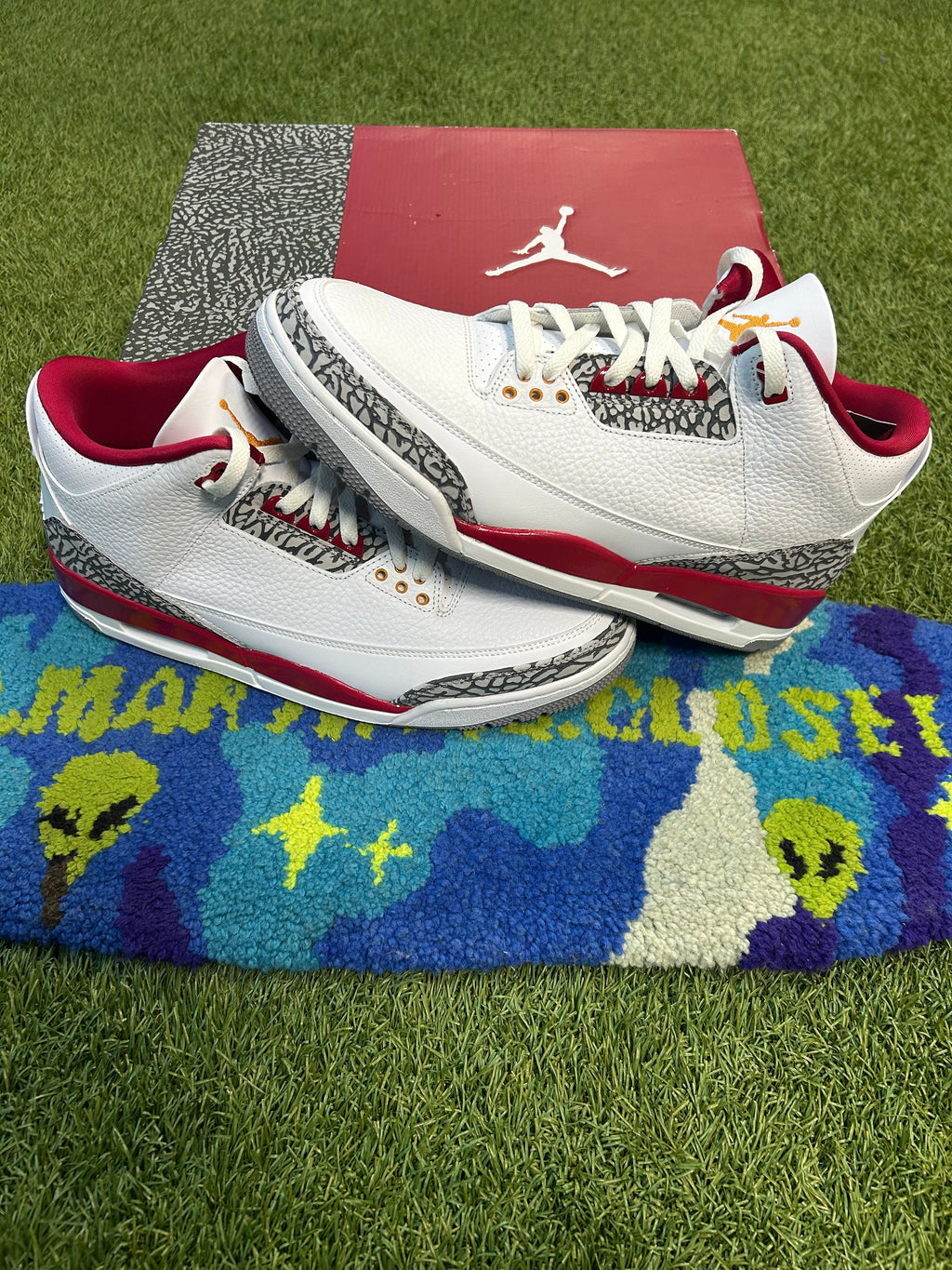 Jordan Retro 3 Cardinal Reds(Used)
