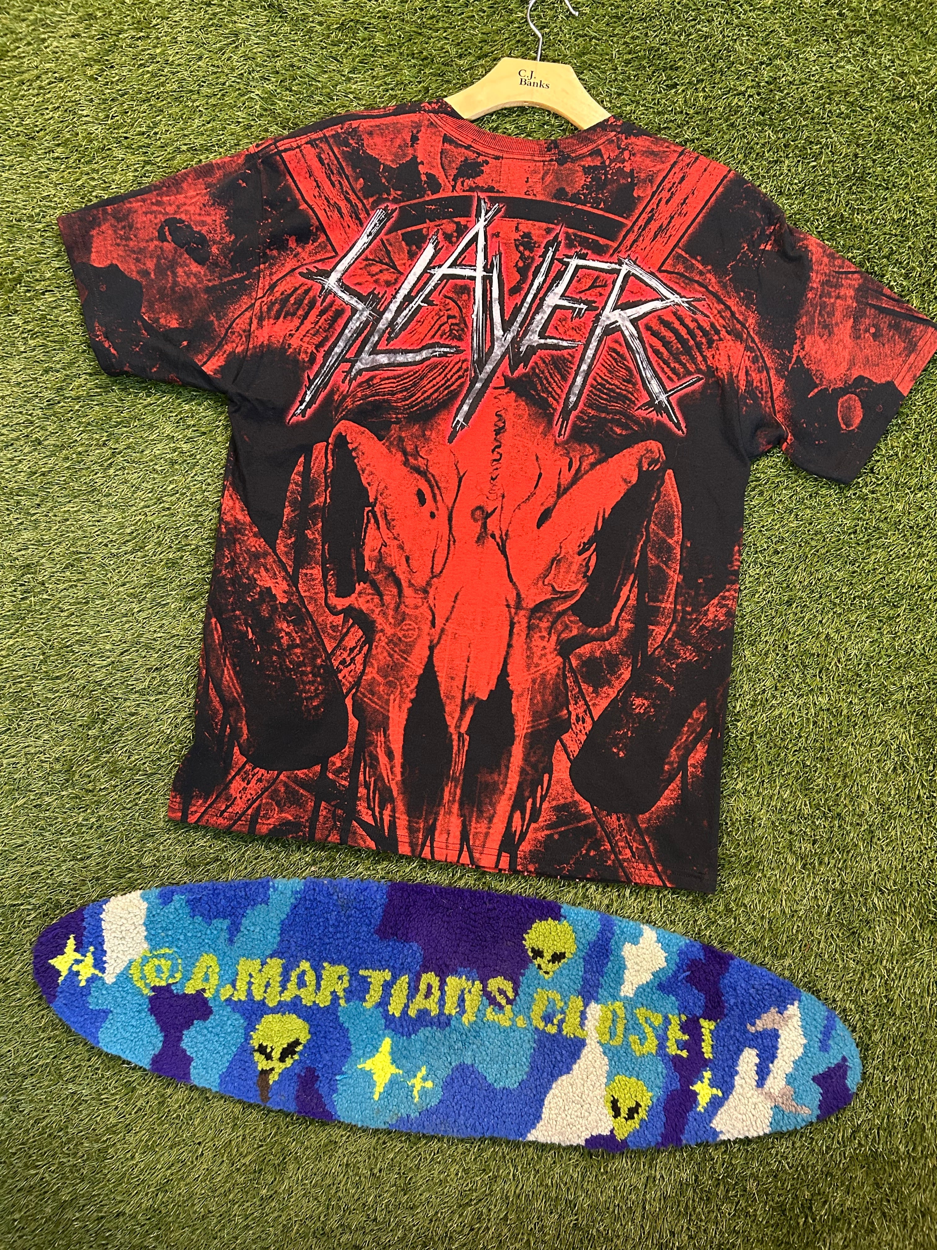 Vintage 90s Slayer Band AOP Tee