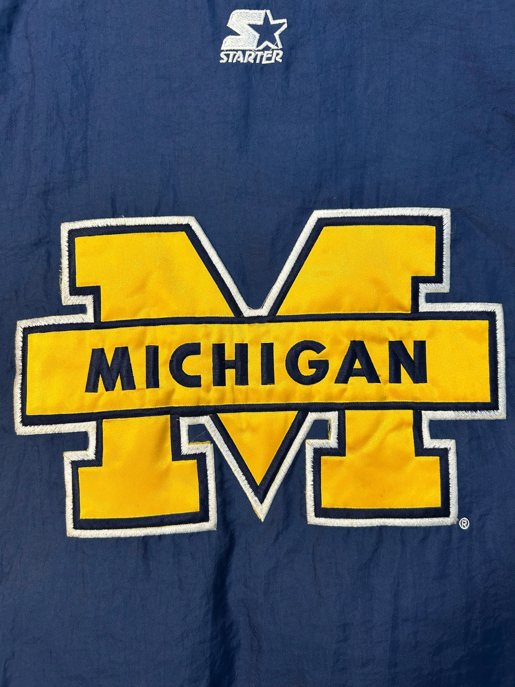 Vintage Michigan Wolverines Starter HalfZip Jacket