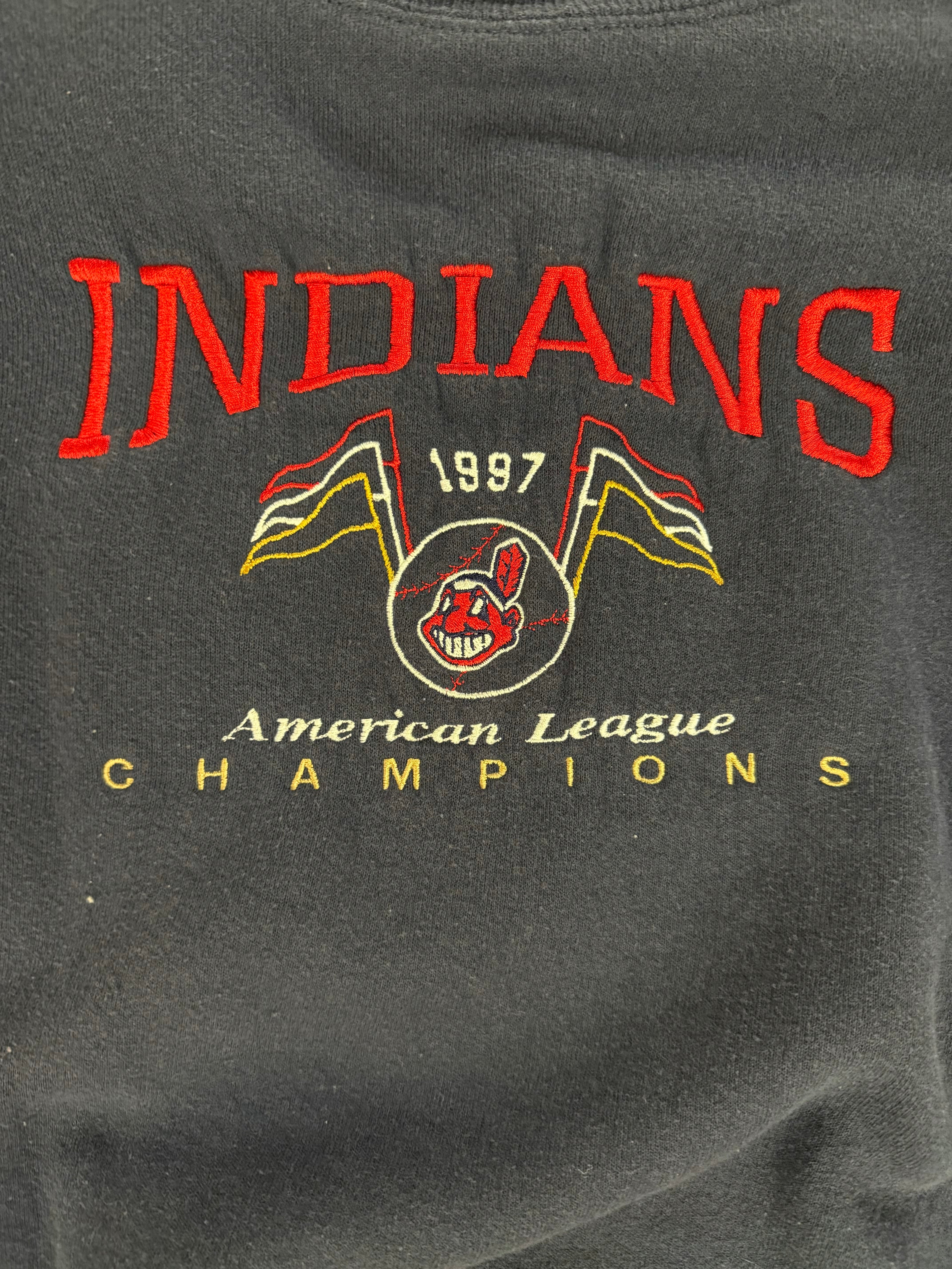 Vintage Cleveland Indians 1997 AL Champs Crewneck