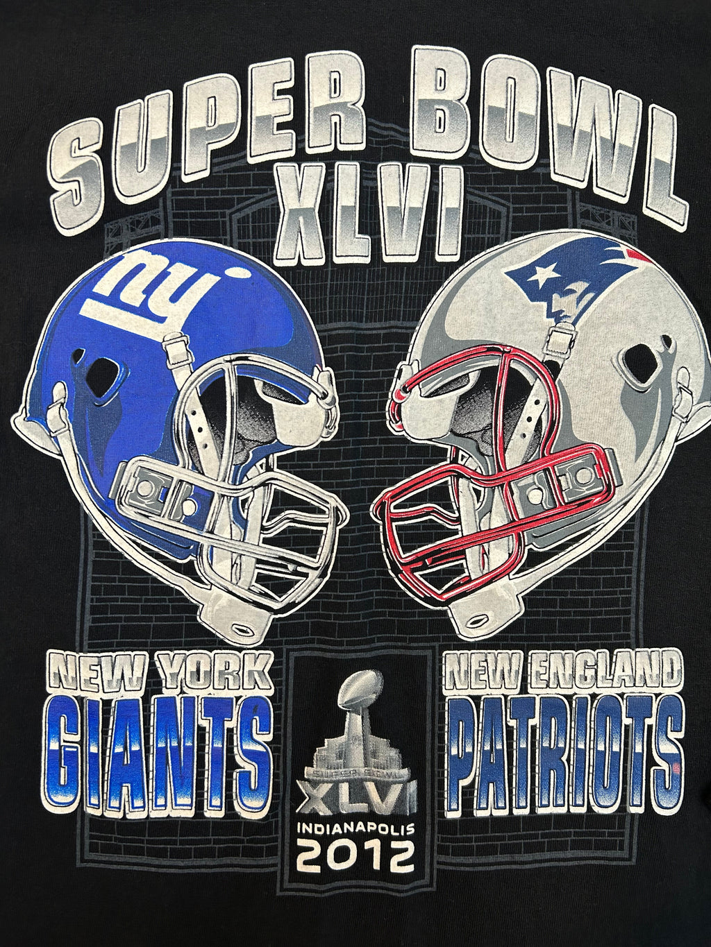 New Age NFL New York Giants vs New England Patriots 2012 Long Sleeve