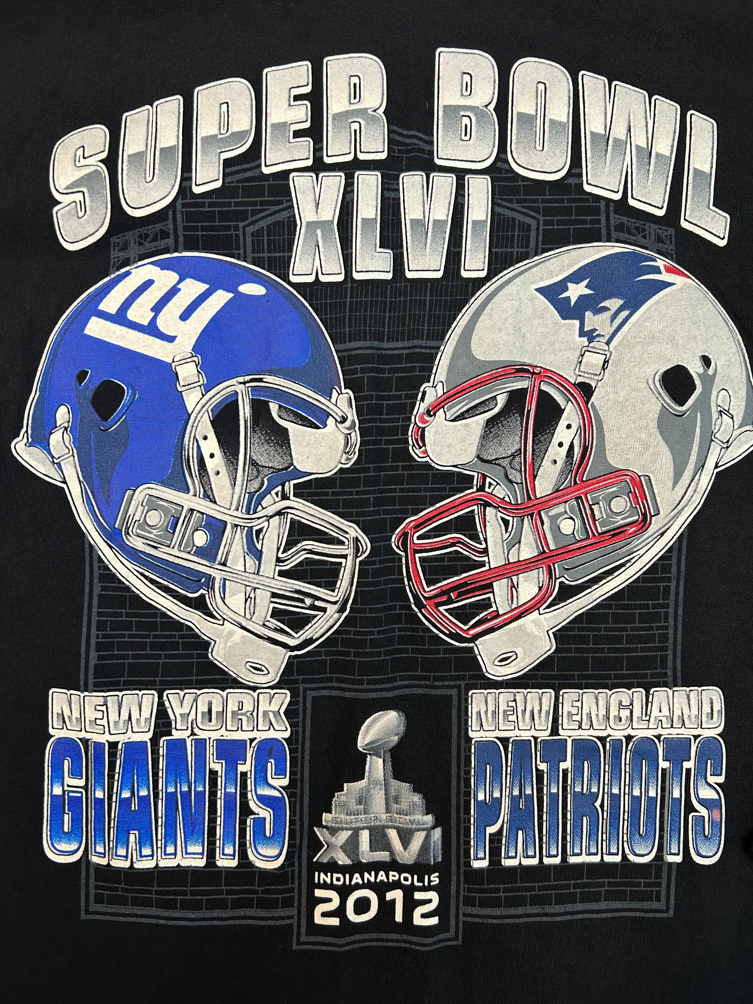 New Age NFL New York Giants vs New England Patriots 2012 Long Sleeve