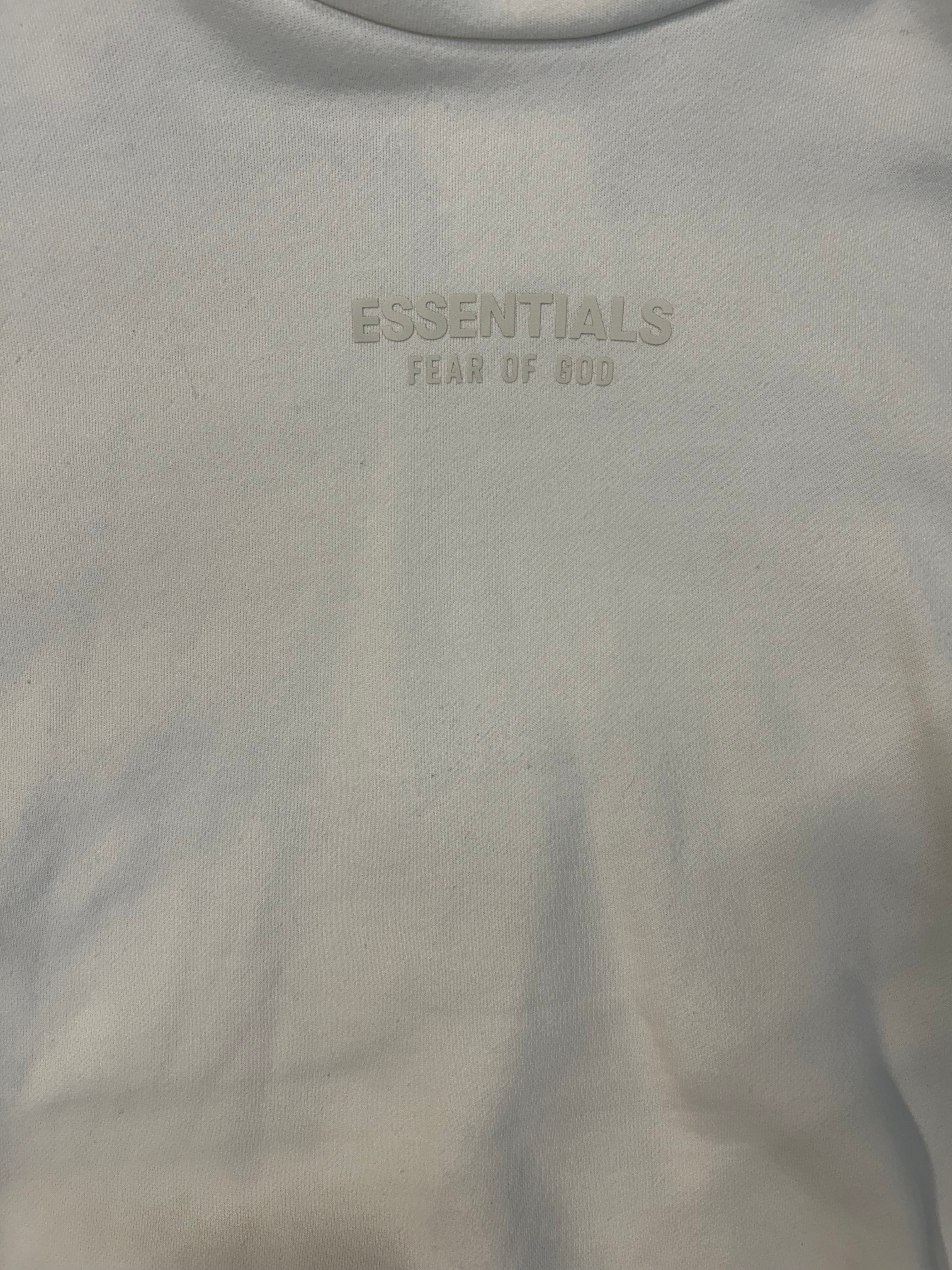 Fear Of God Essentials Light Cream Hoodie