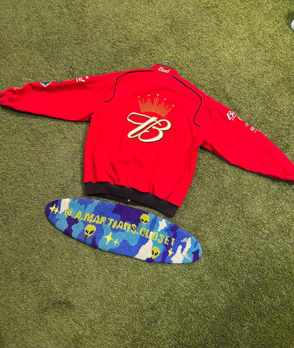 Vintage Dale Earnhardt Jr Budweiser NASCAR Jacket