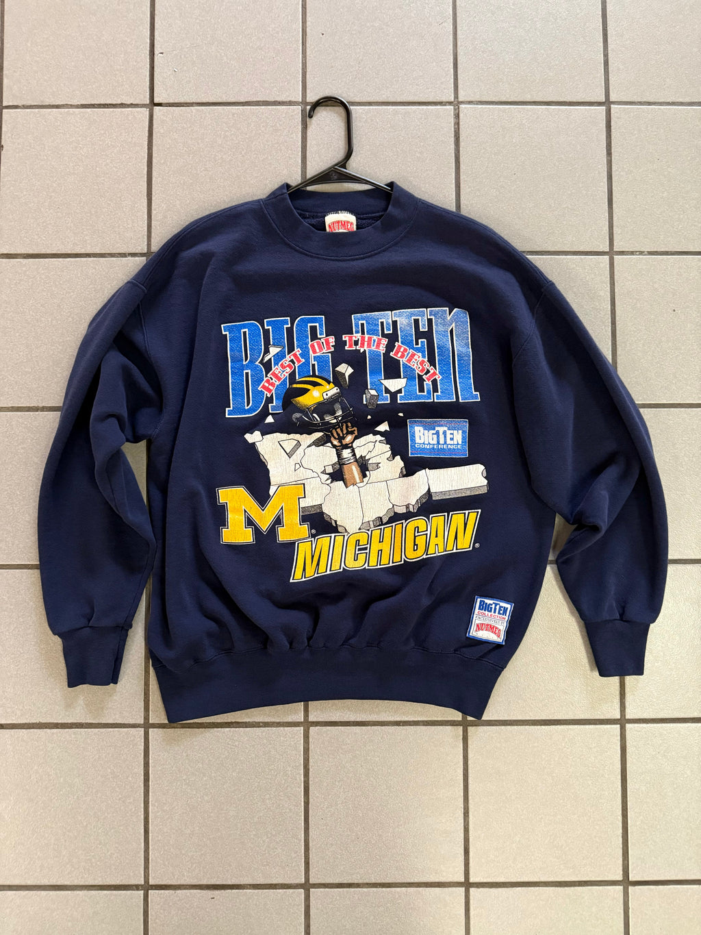 Vintage Michigan Wolverine’s “Big Ten”Crewneck