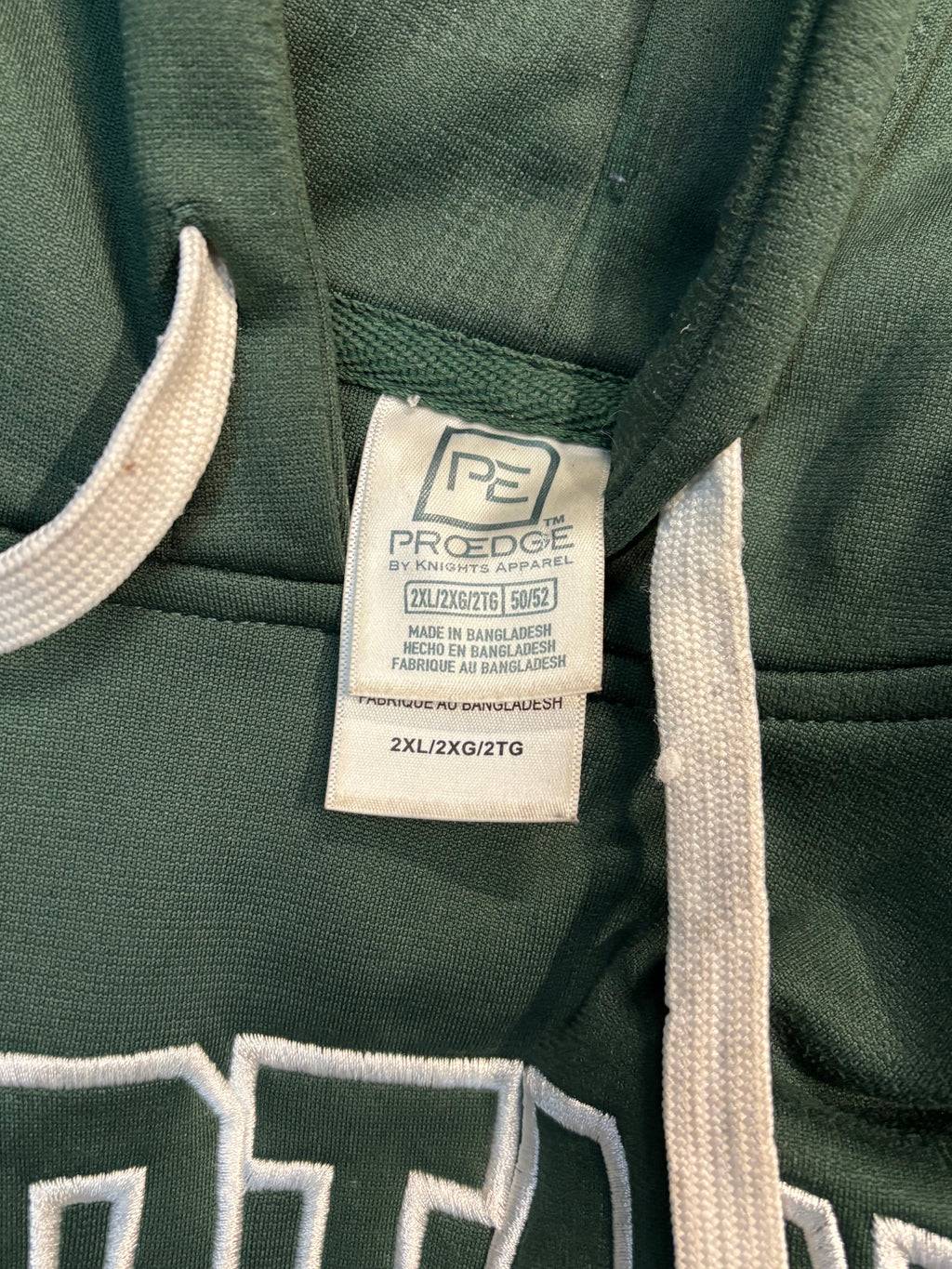 Authentic Moss Green Spartans Hoodie
