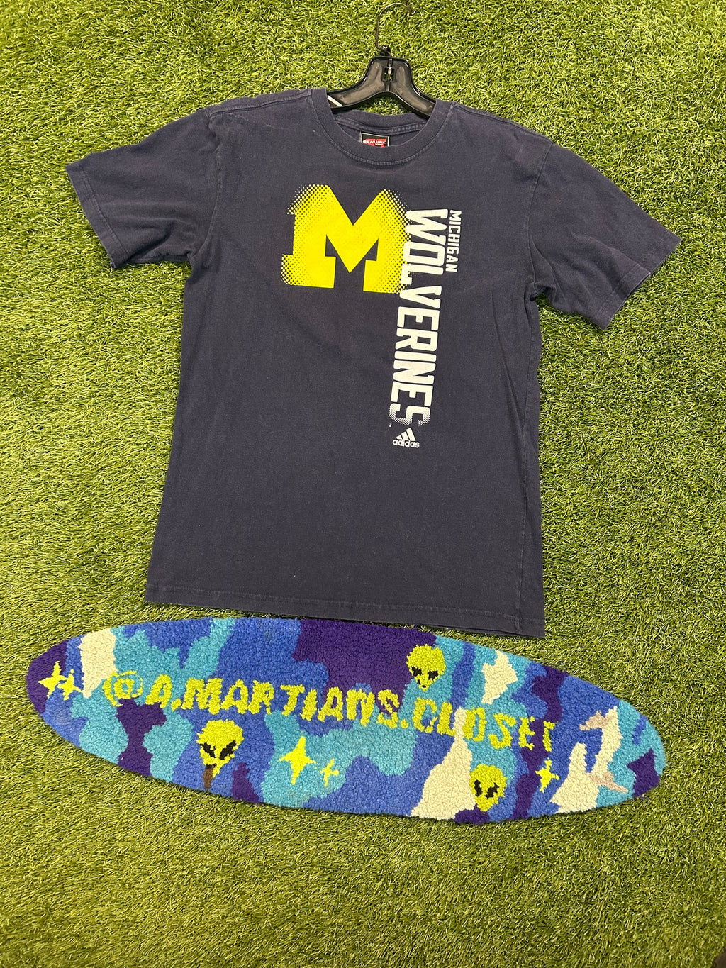 Y2K Adidas X Michigan Wolverines Tee