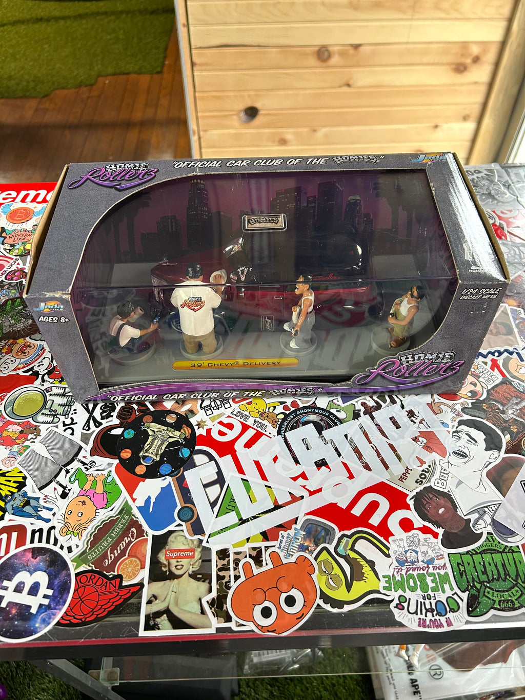 Y2K 2003 Homies Official Car Club 39’ Chevy Delivery Collectable Set