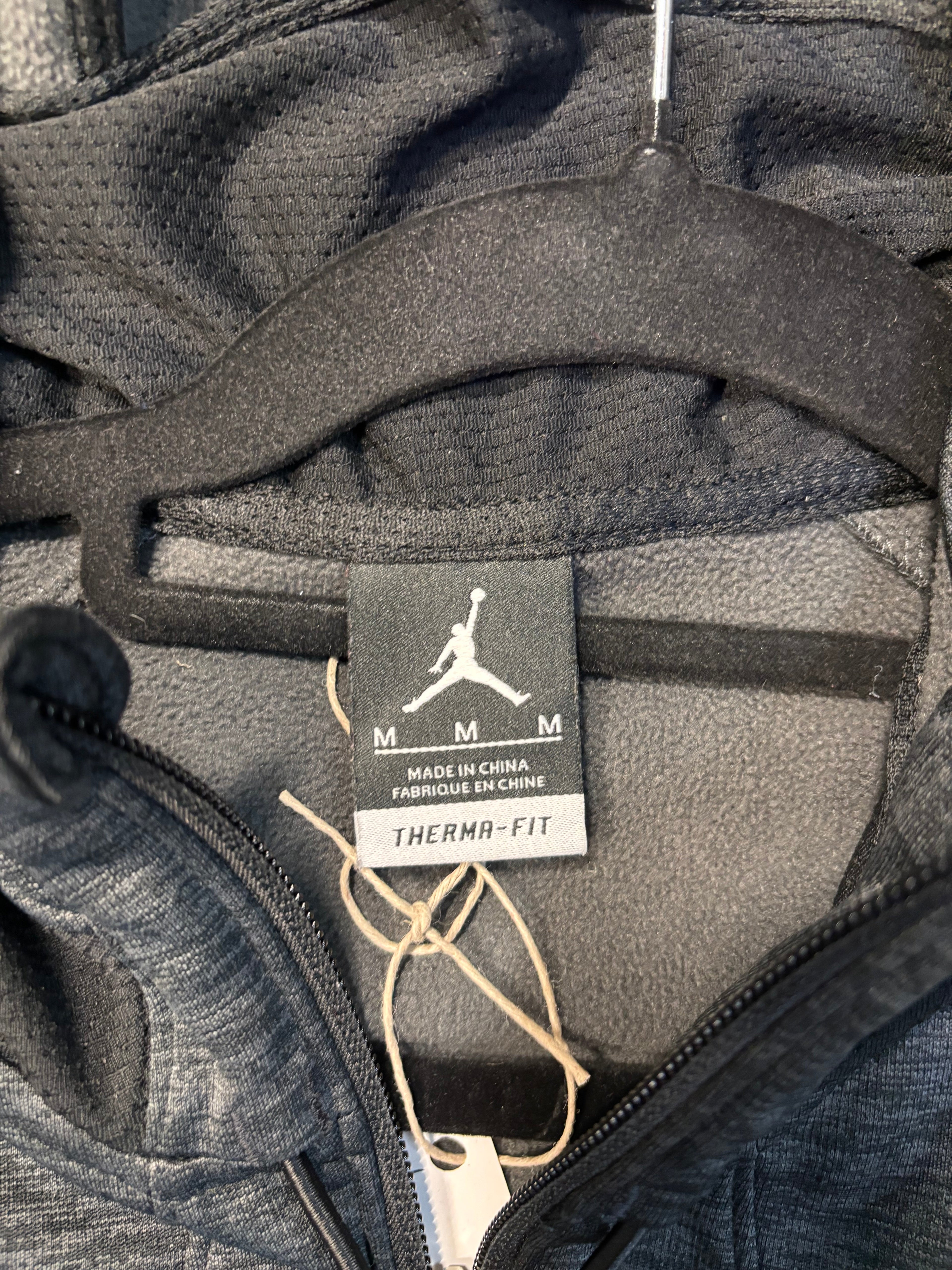 Woman’s Dark Grey and Black Jordan DRI-FIT Jacket Size Medium