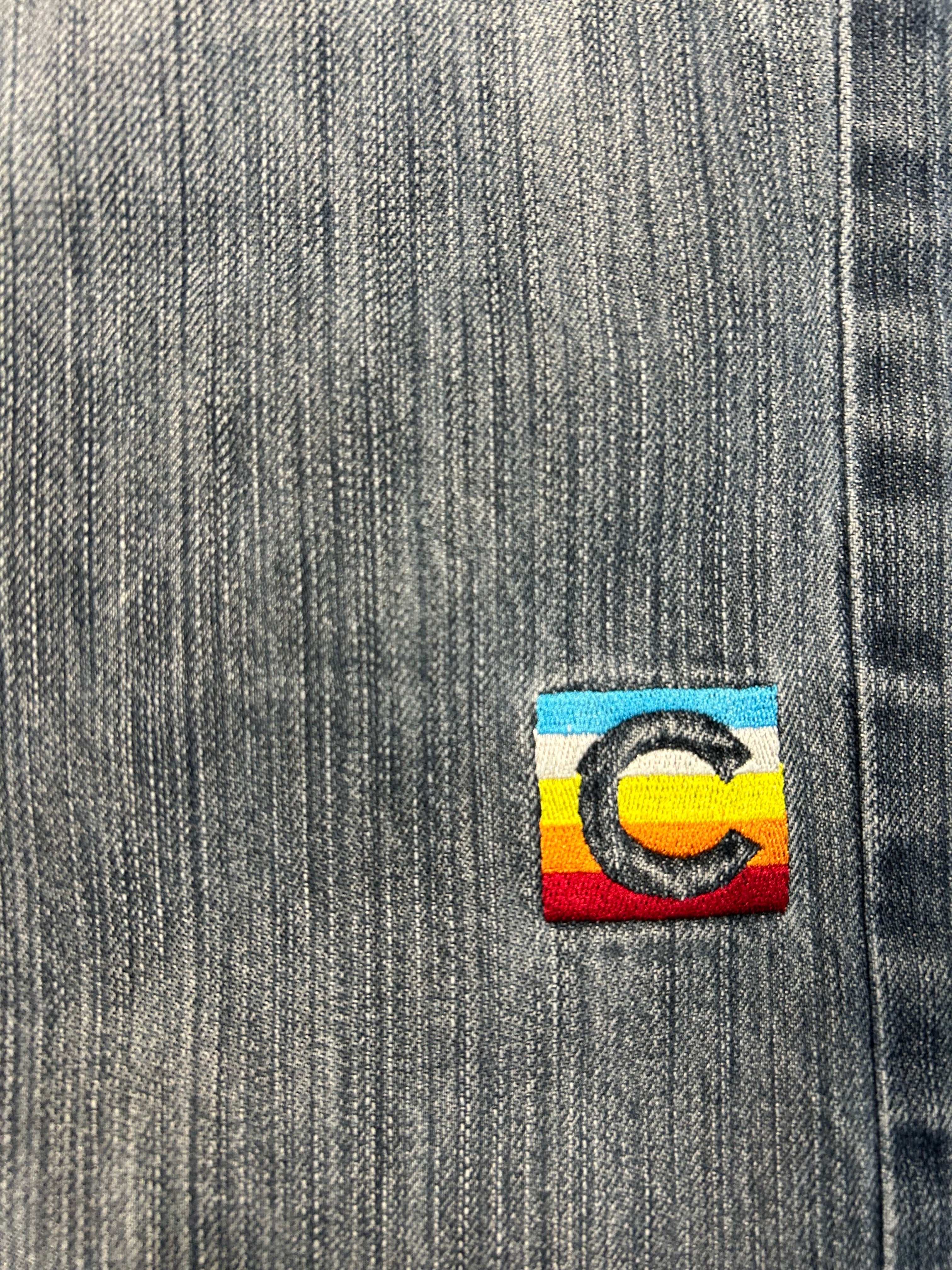Y2K Coogi Multi Color Big G Jeans