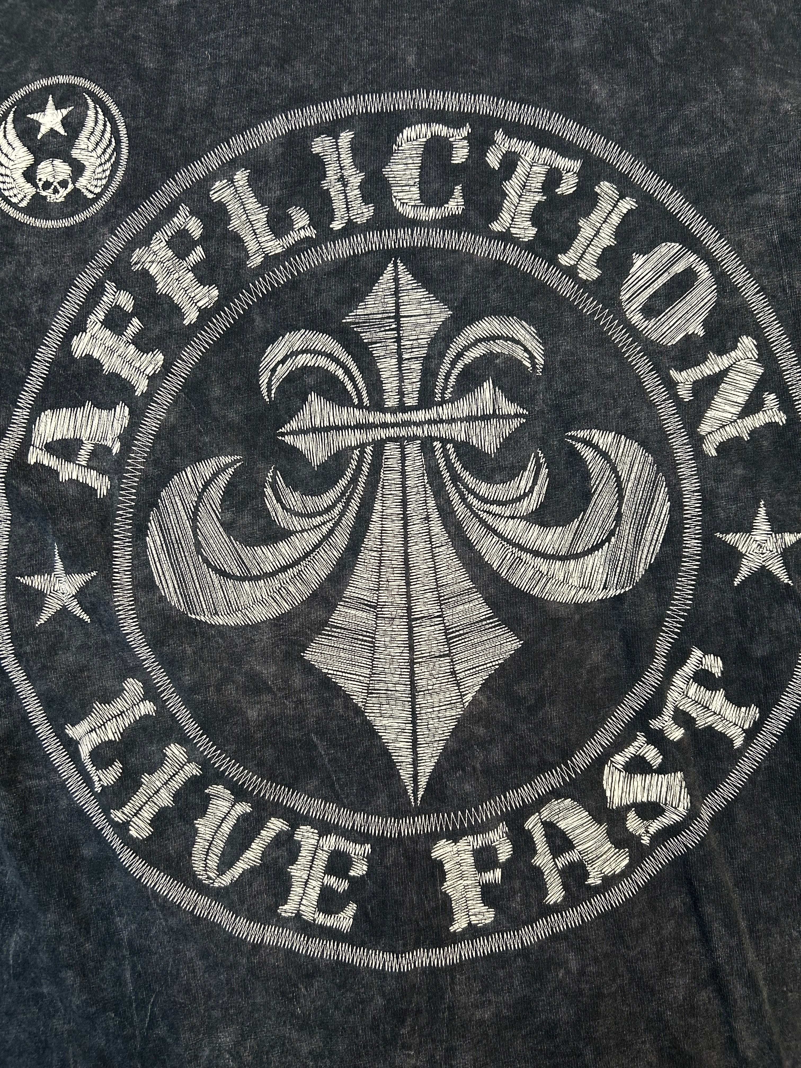 Y2K Affliction Grey Tee