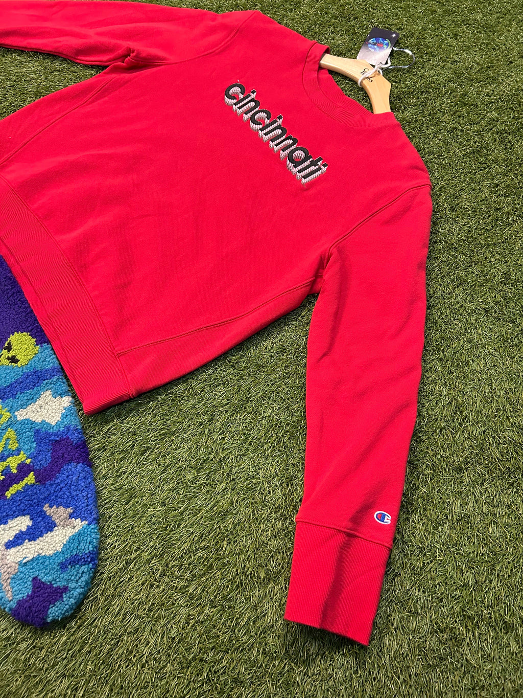 Vintage Champion Cincinnati Embroidered Crewneck
