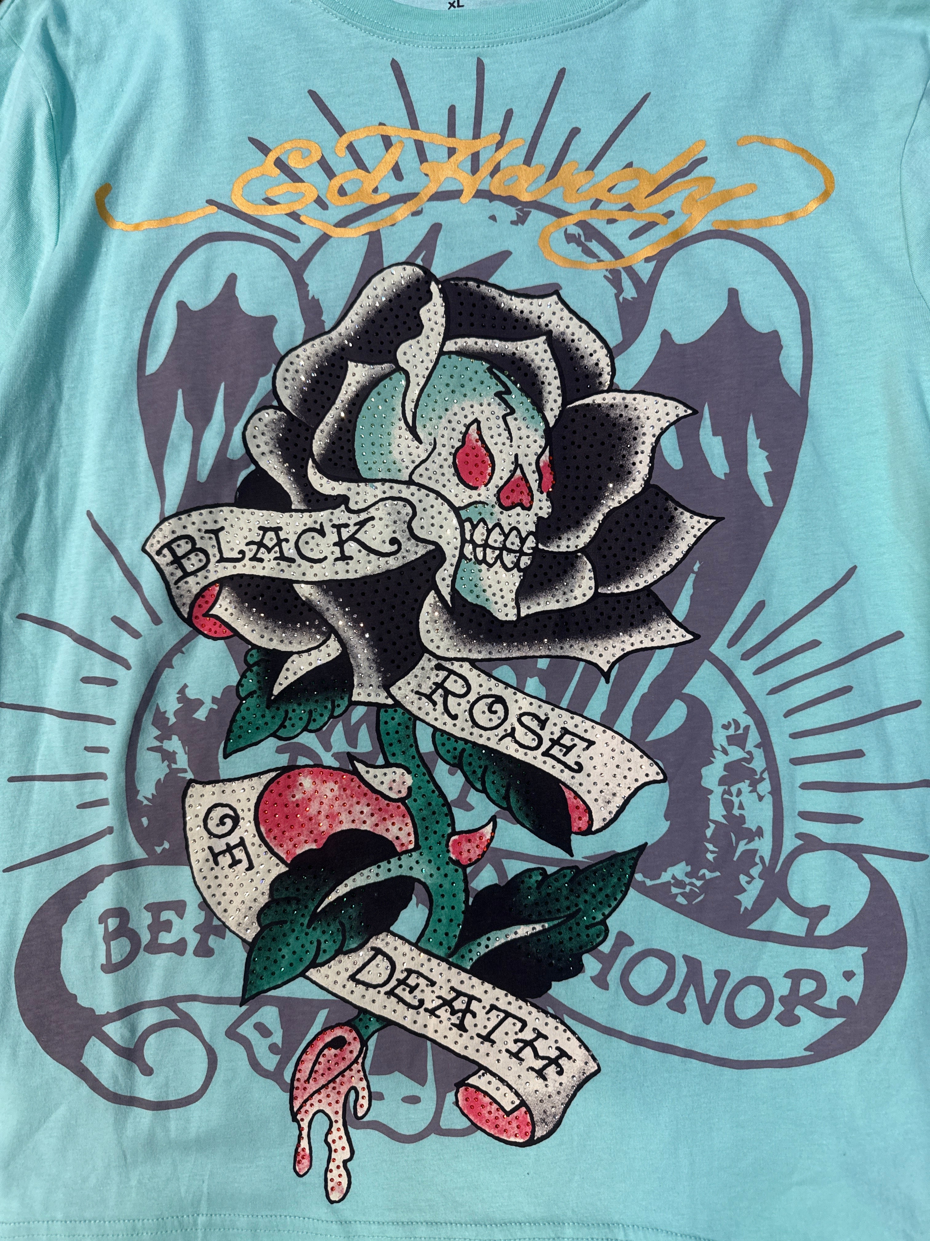 MODERN “ED HARDY” Y2K tee