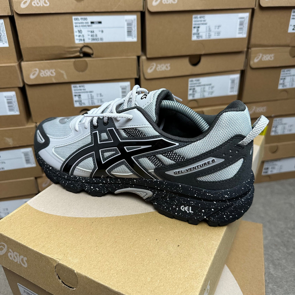 ASICS GEL VENTURE 6 TRAINER - GLACIER GREY / BLACK