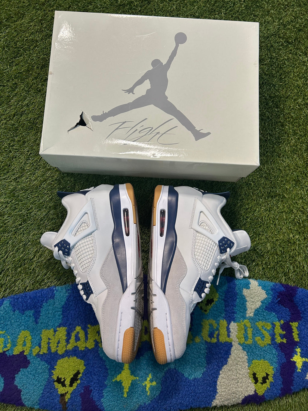 Jordan Retro 4 Nike SB’s Navy