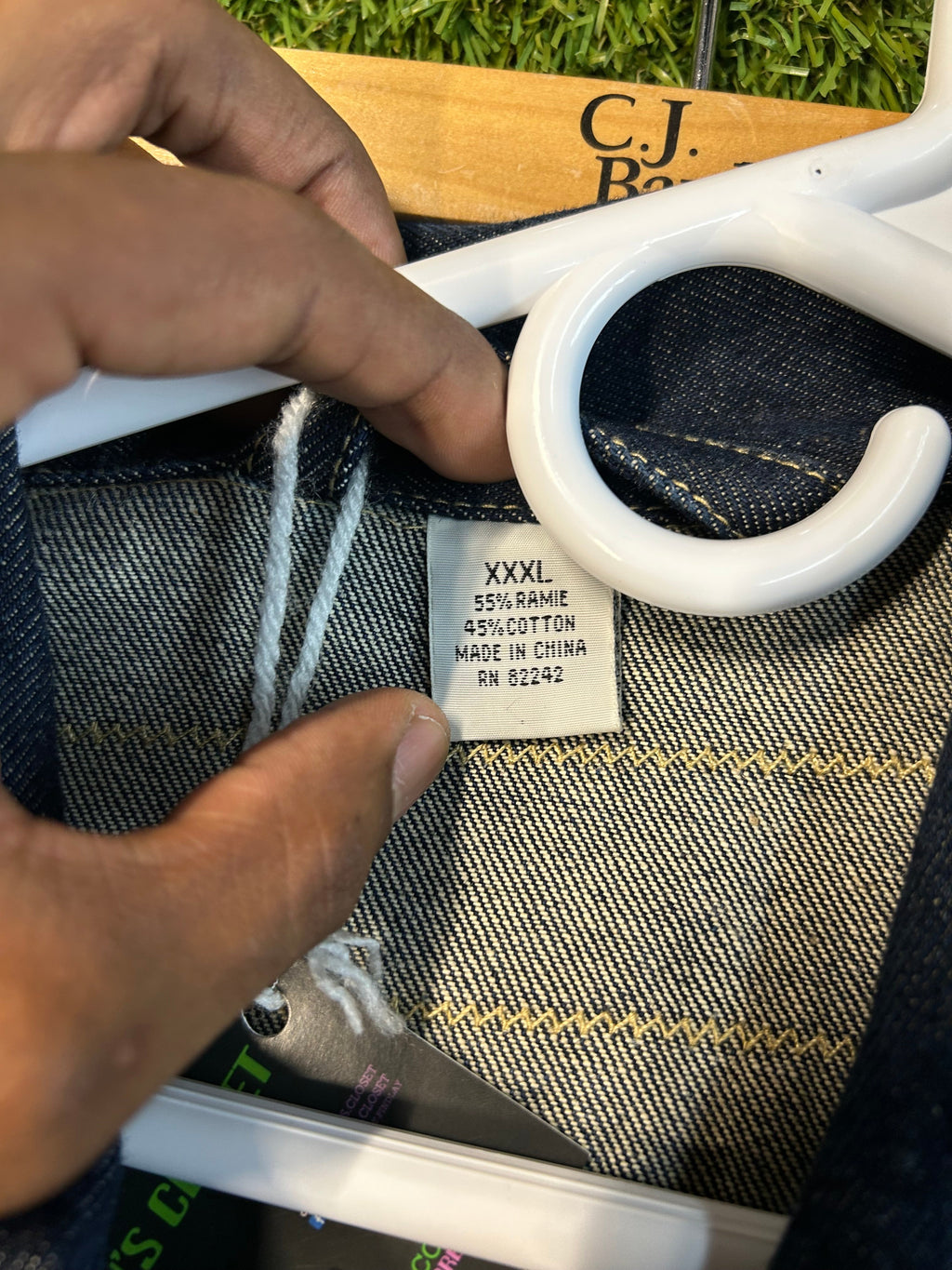 Y2K NLBM Blue Denim Embroidered Jacket+Denim Jeans