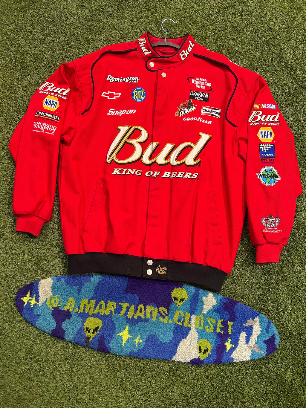 Vintage Dale Earnhardt Jr Budweiser NASCAR Jacket