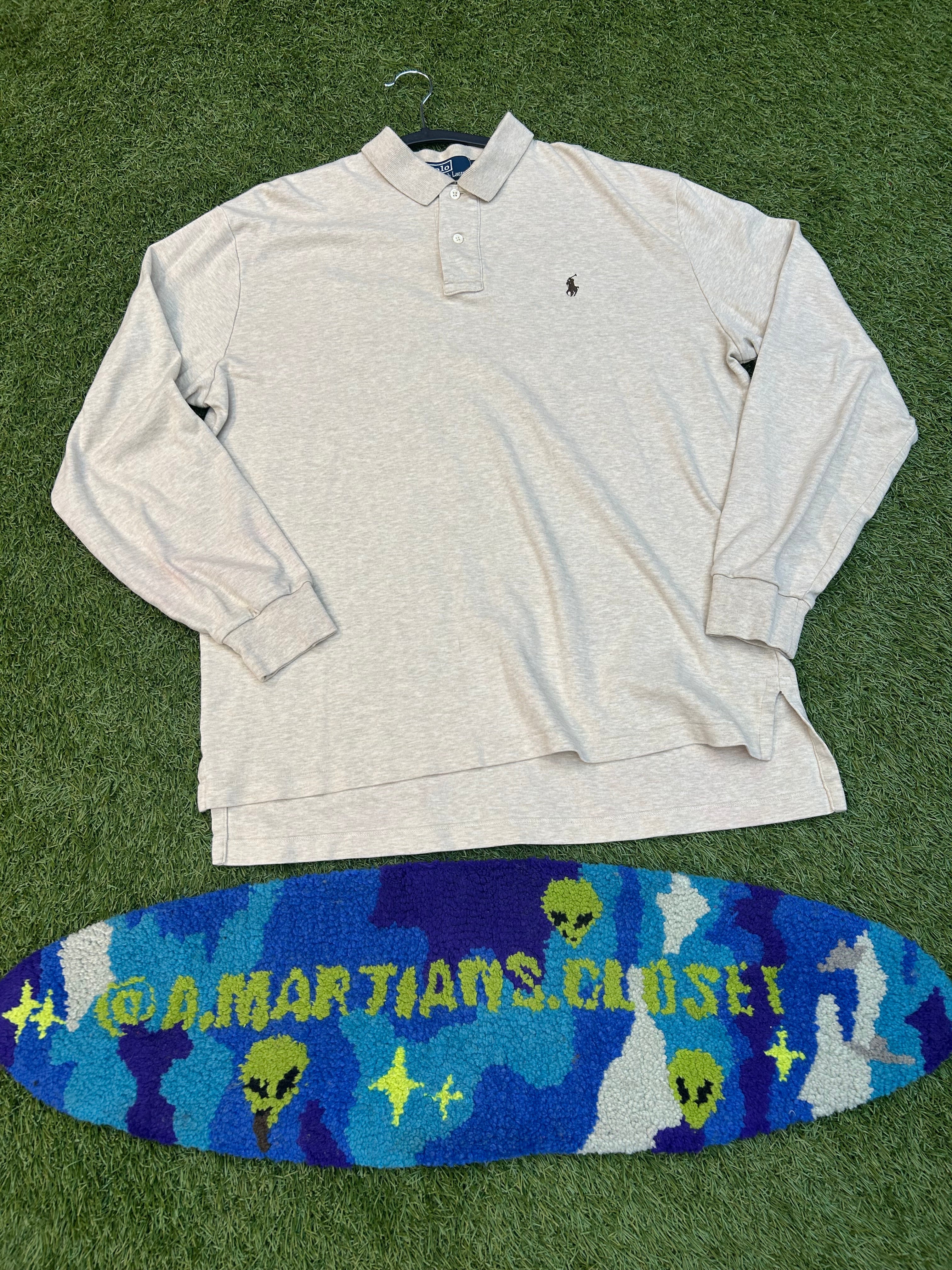 Vintage Ralph Lauren Polo Tan Long Sleeve