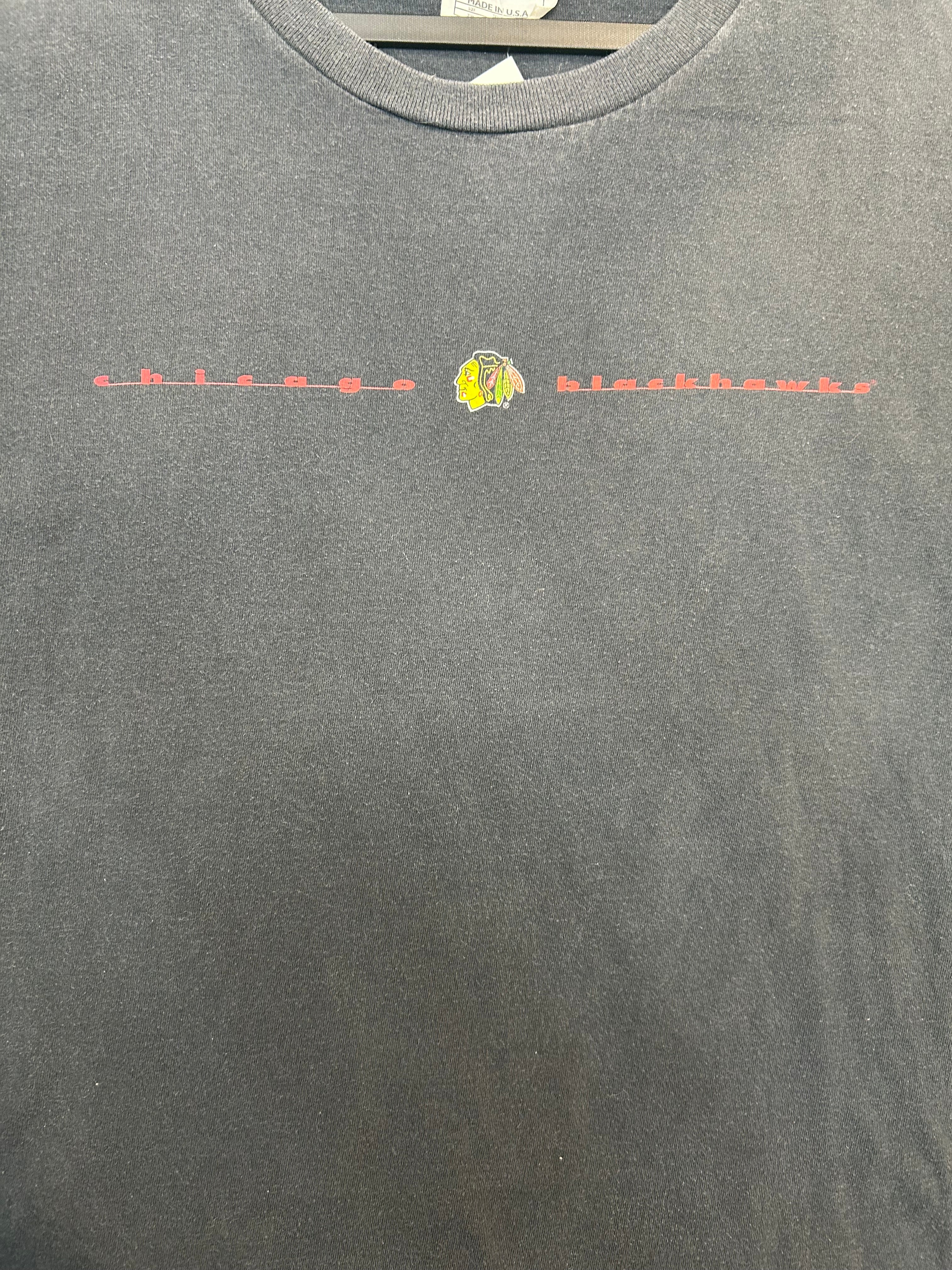 Y2K Nike Chicago Black Hawks NHL Team Tee