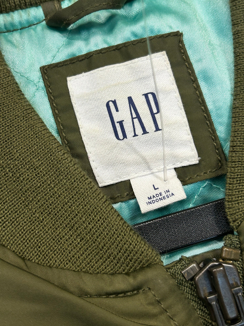 New Age GAP Green Bomber Jacket