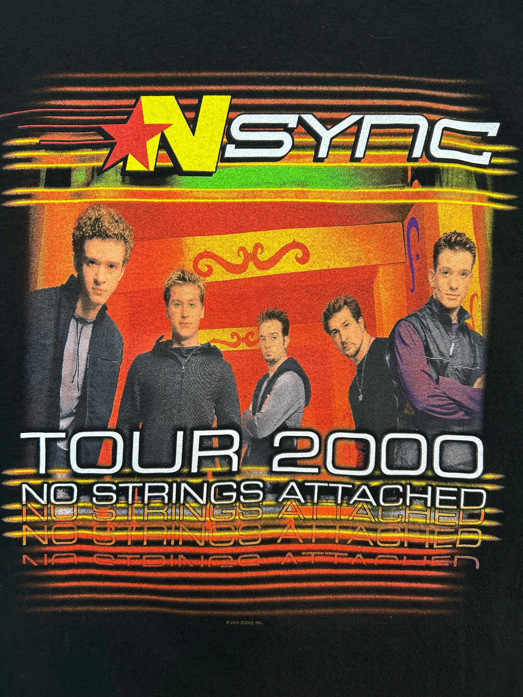 2000 NSYNC No Strings Attached Tour Tee