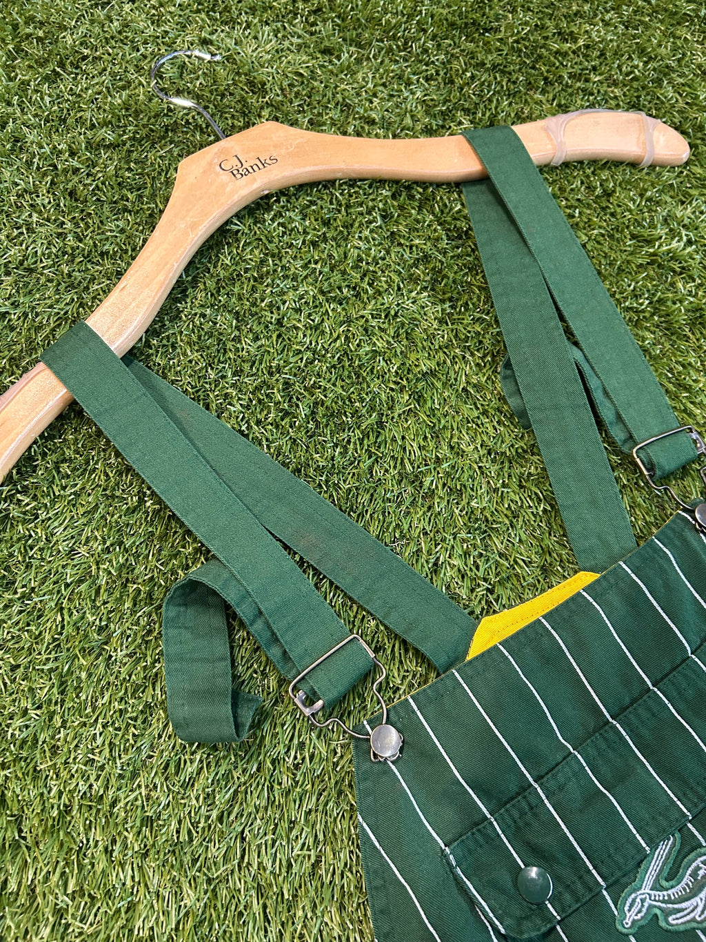 Vintage 90s Oaklands A’s MLB Overalls