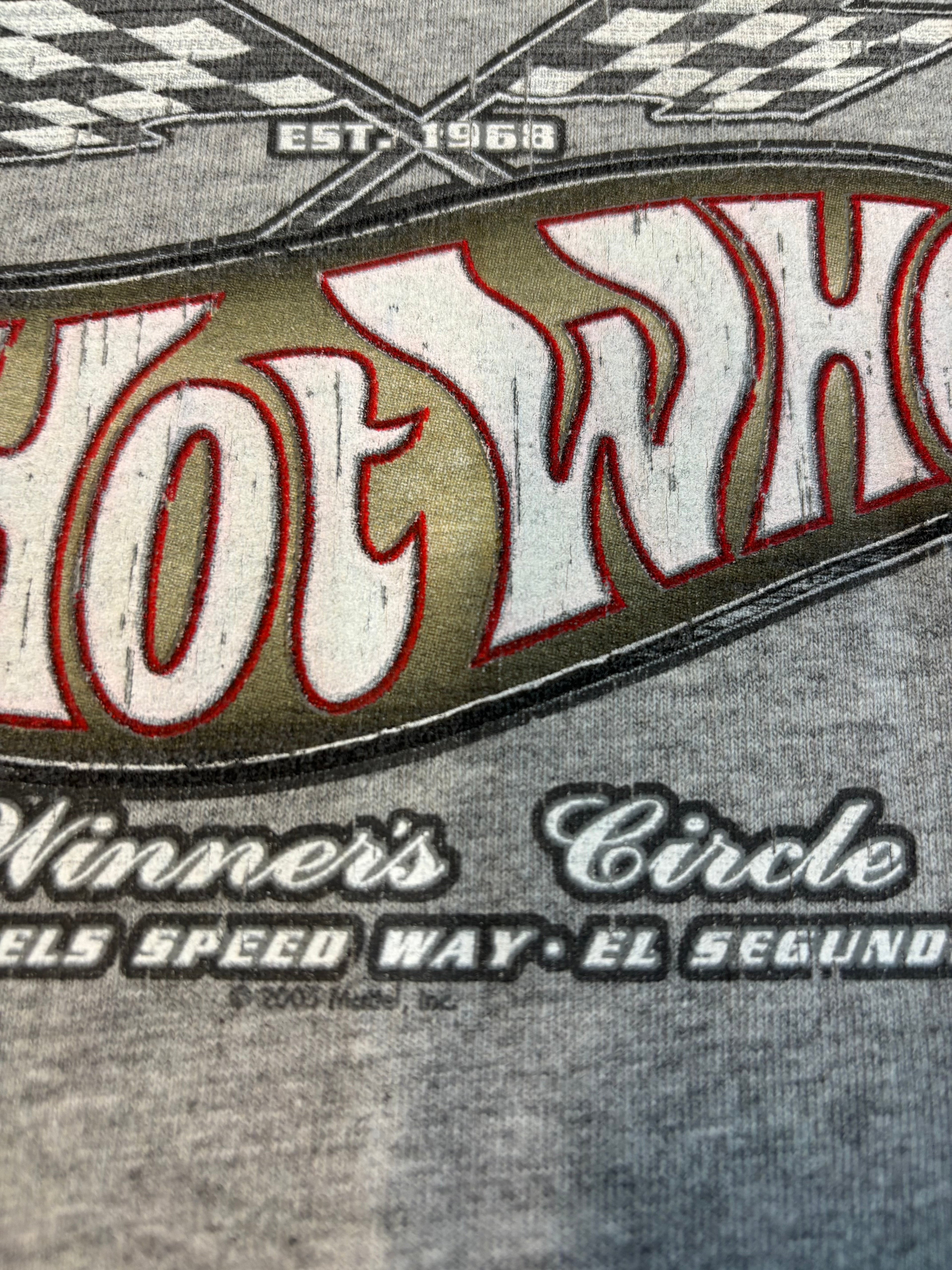 2005 Hot Wheels Winners Circle T-Shirt Size 2XL Hot Wheels Tag