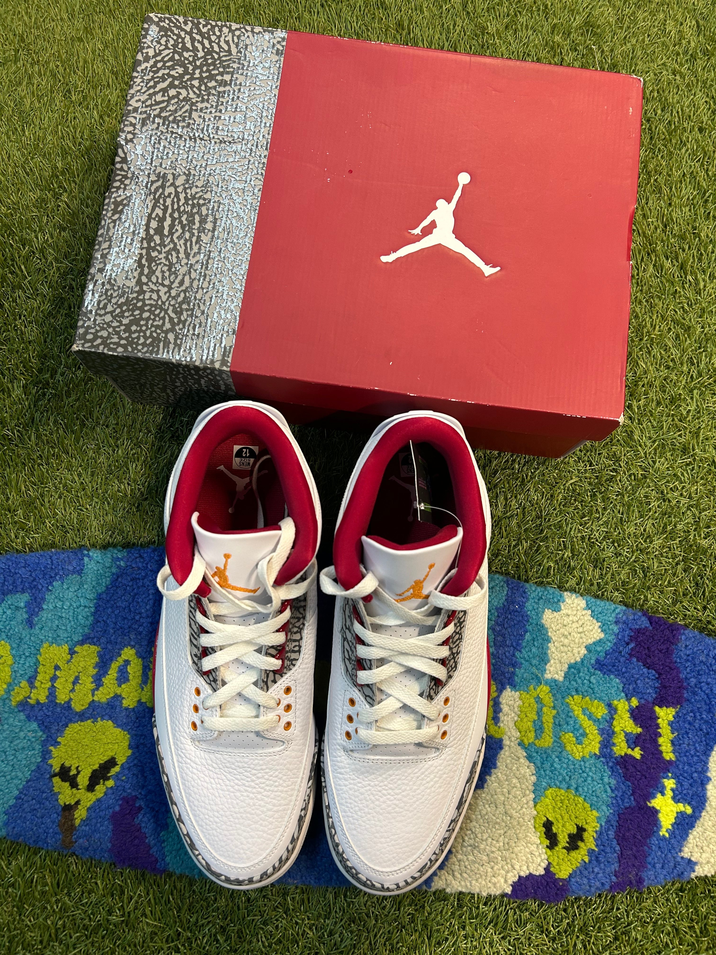 Jordan Retro 3 Cardinal Reds(Used)