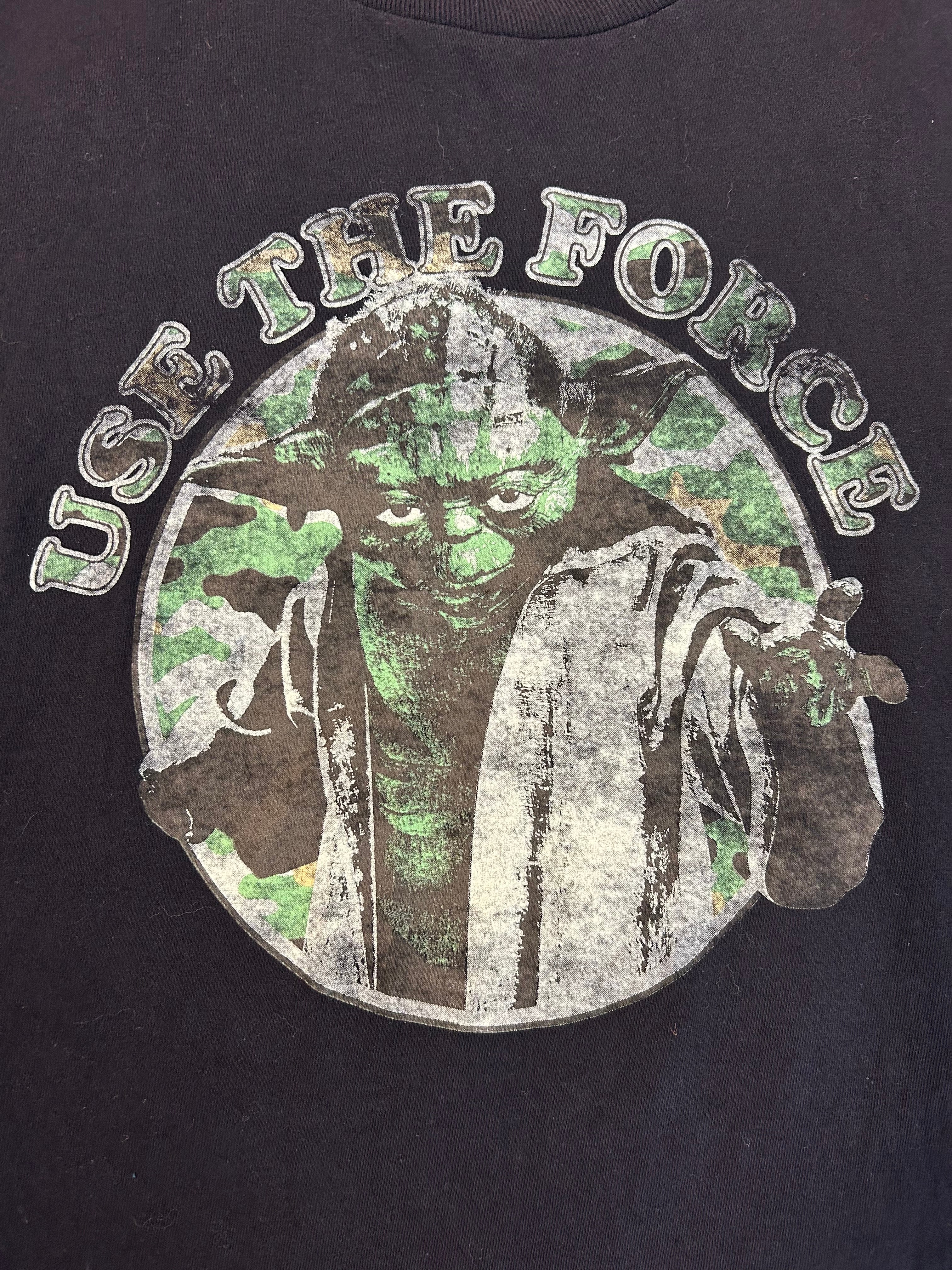 Y2K Star Wars Yoda Use The Force Tee