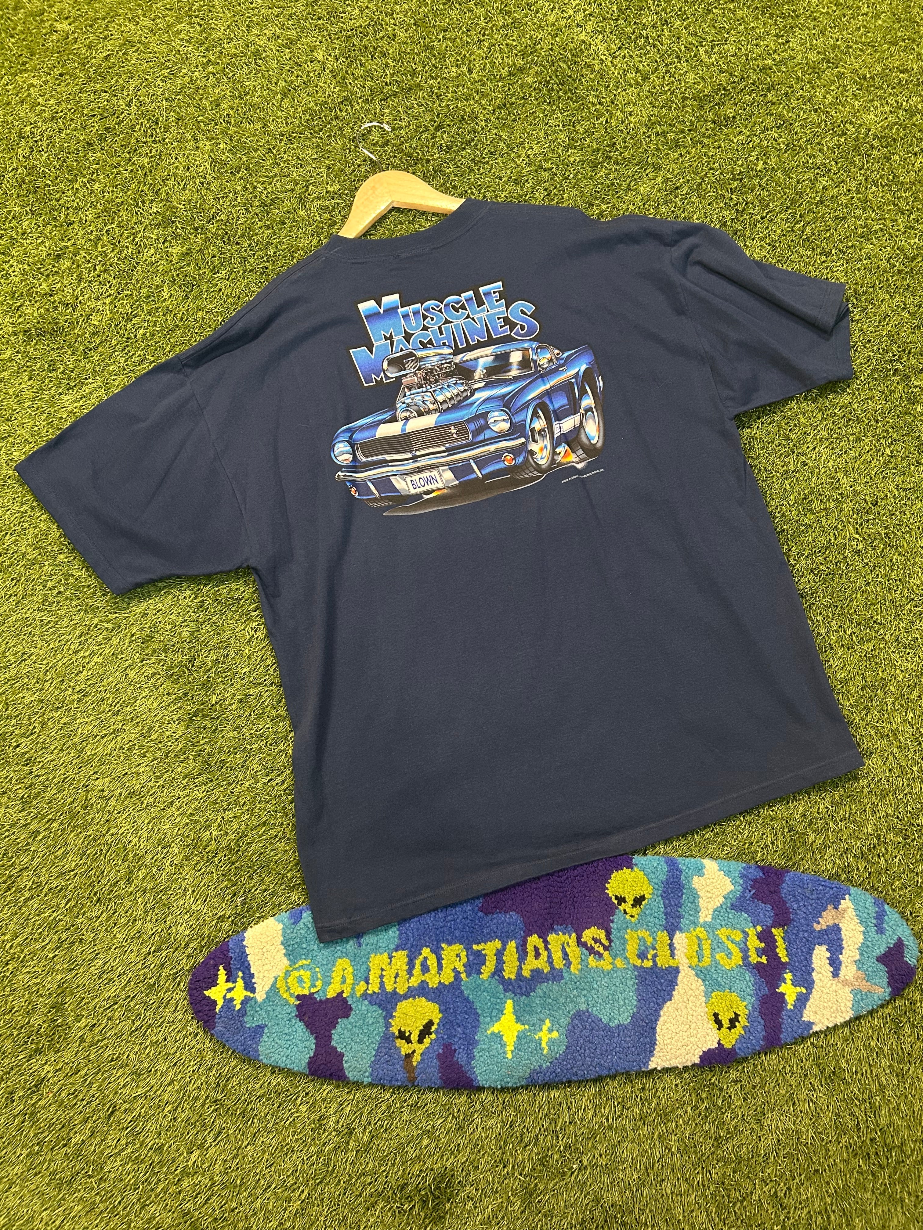 Vintage Muscle Machines Blue Mustang Tee