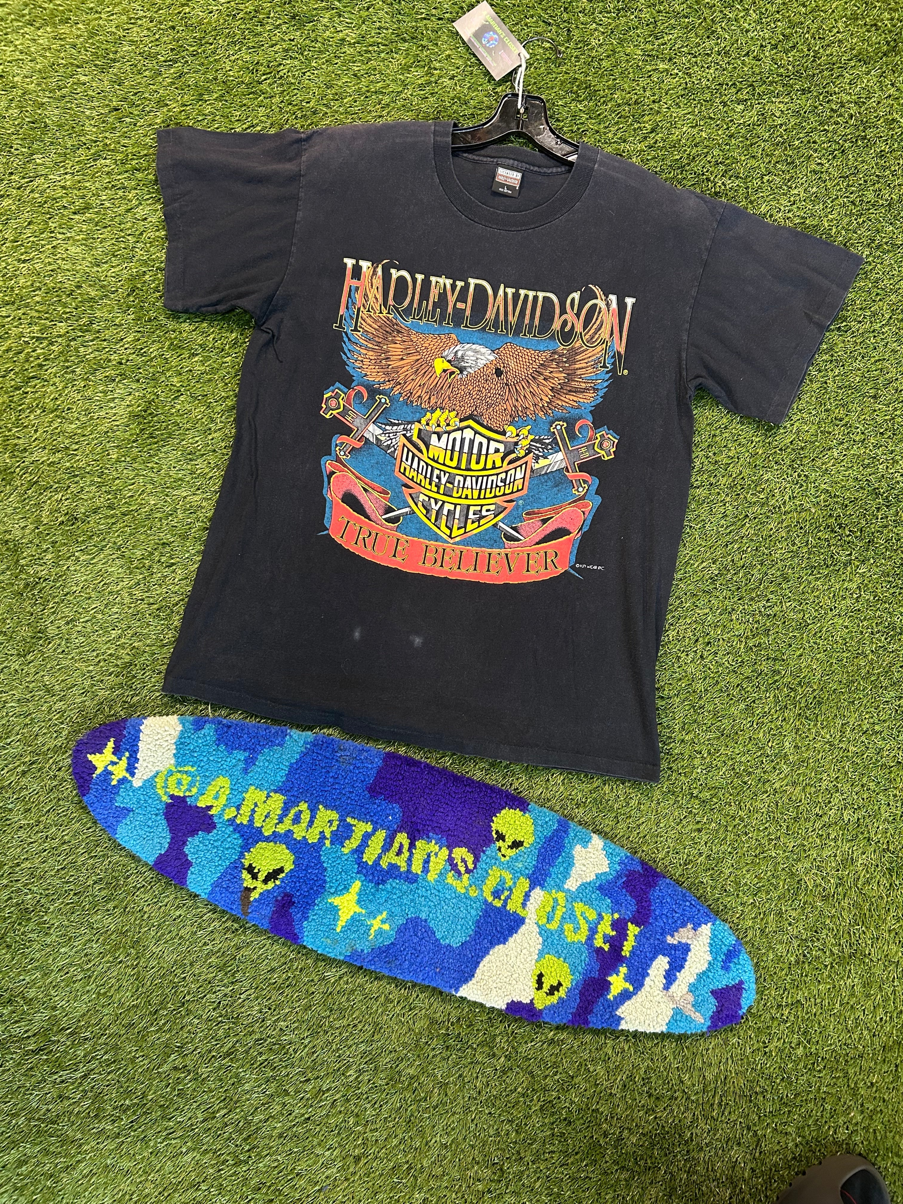 Vintage 80s Harley Davidson True Believer Tee