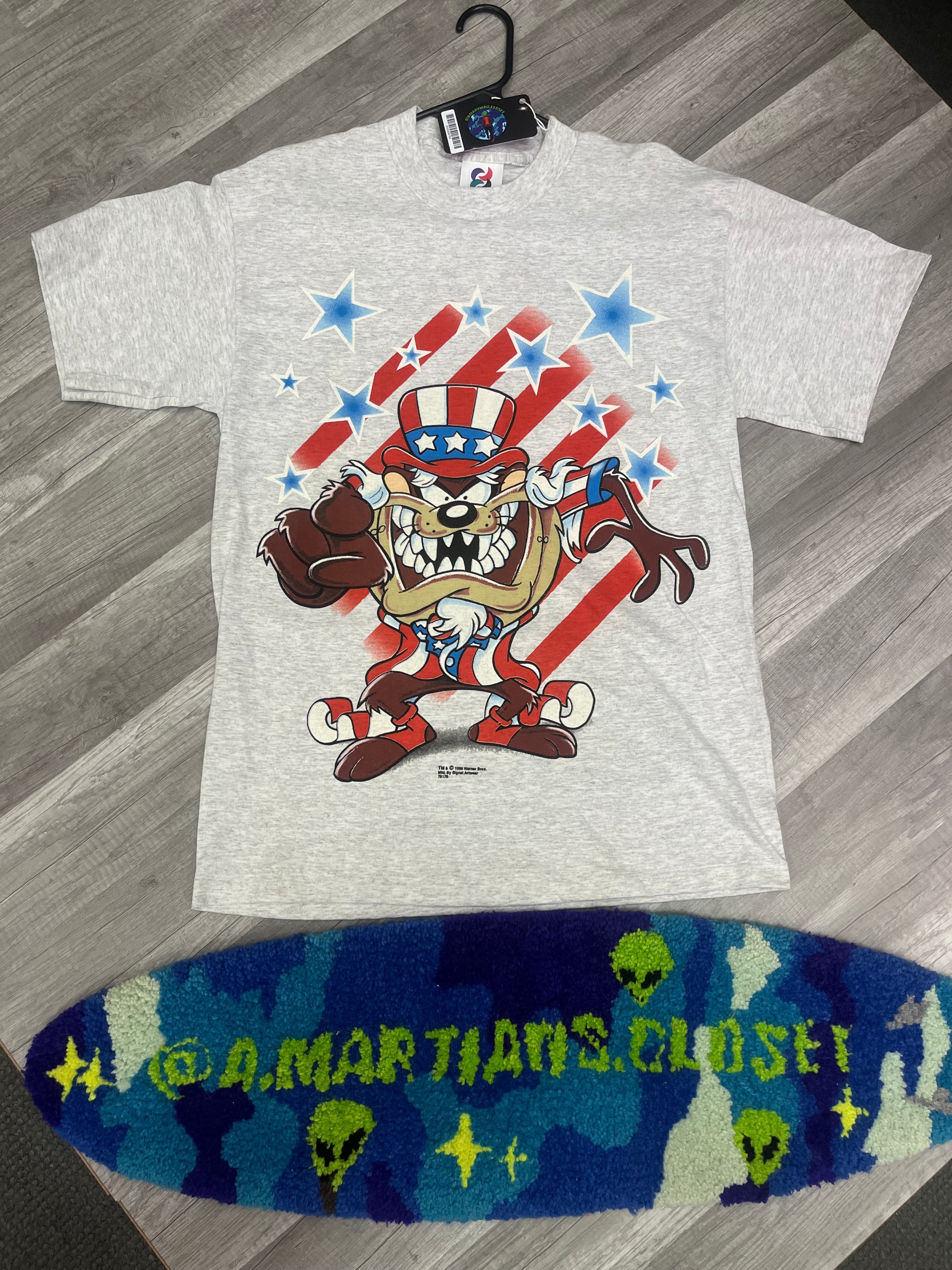 Brand New With Tags Rare Vintage Super Tasmania Devil Uncle Sam