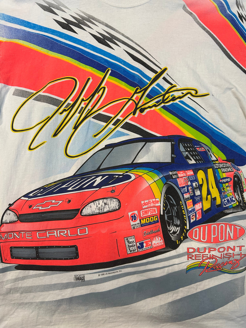 Vintage 1996 Jeff Gordon AOP NASCAR tee