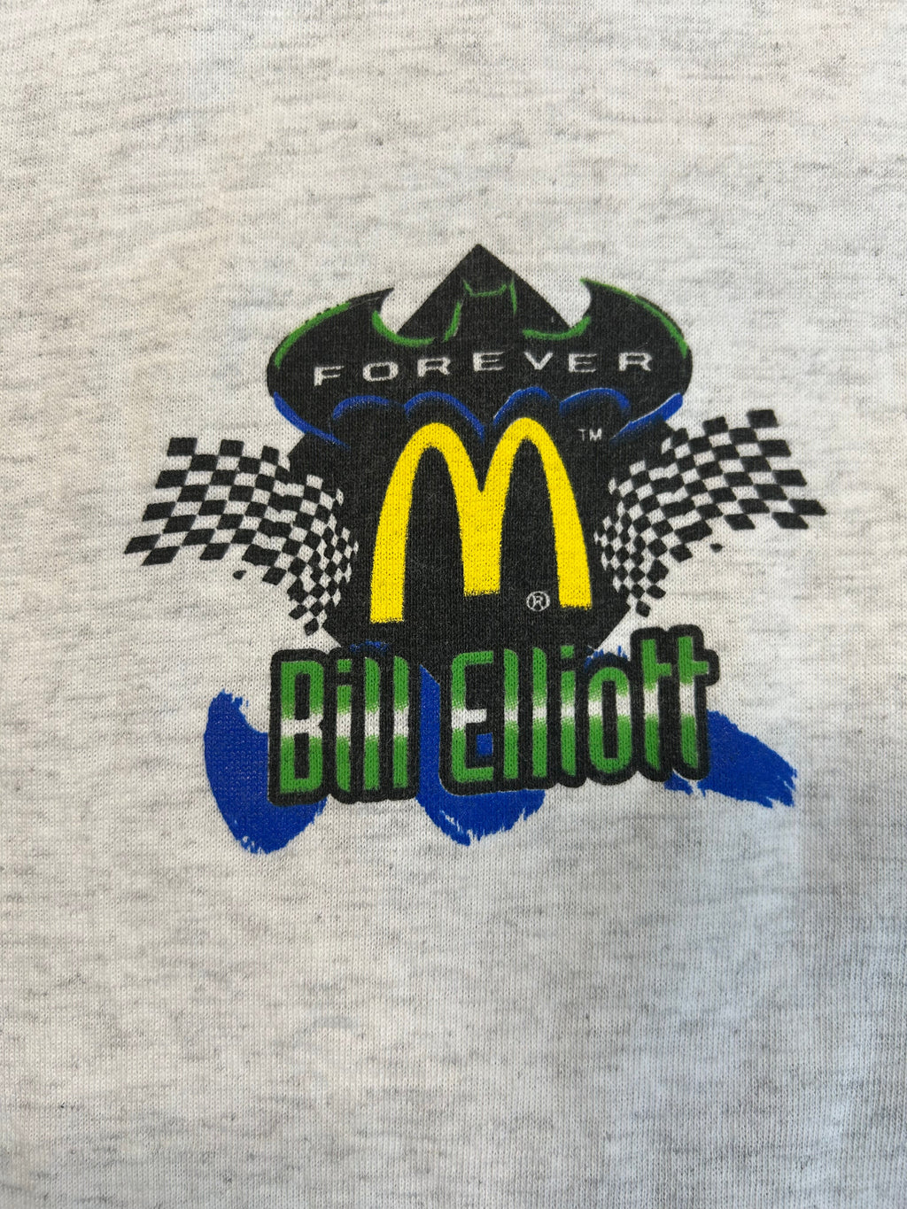 Vintage 1995 Bill Elliot McDonald’s Team Racing Tee