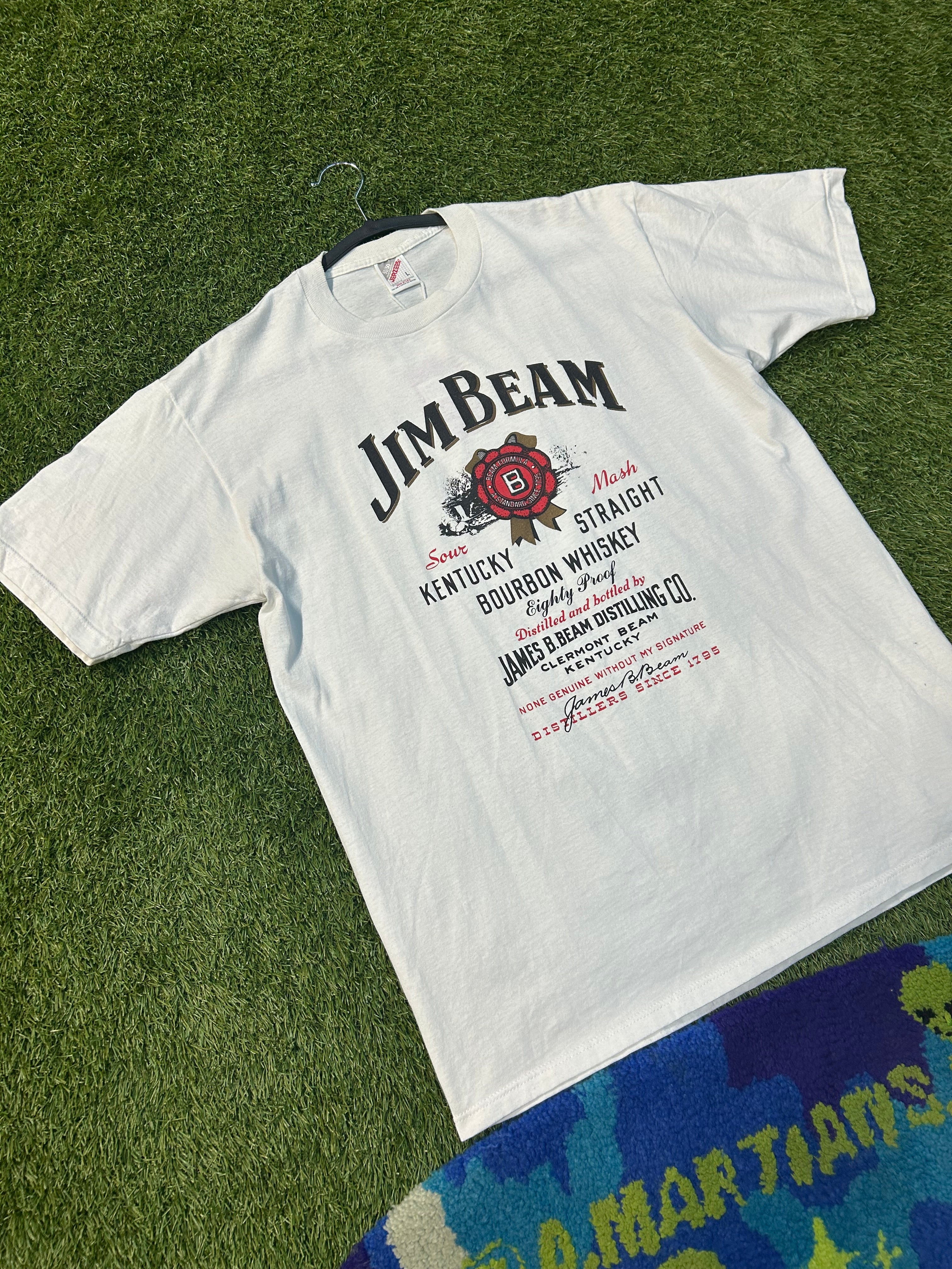 Vintage 90s Jim Bean Bourbon Whiskey Tee