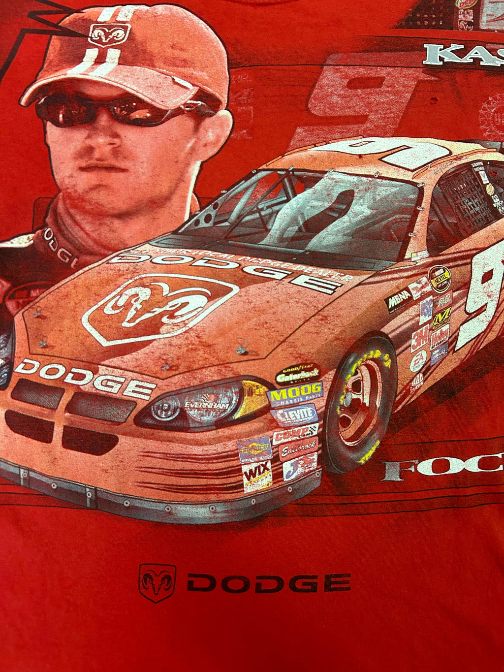 Y2K Vintage 2005 Kasey Kahne #9 Dodge NASCAR Tee