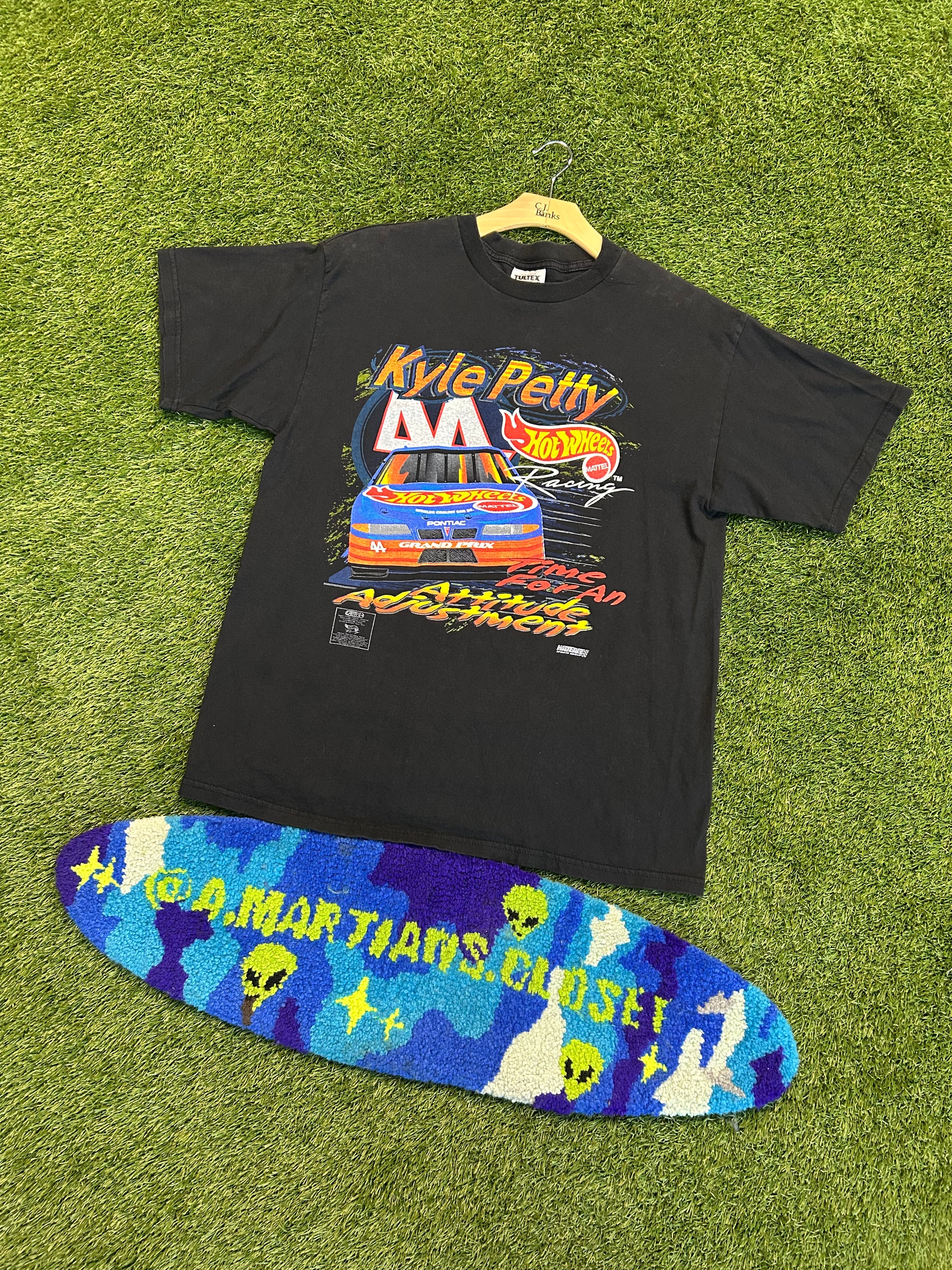 Vintage 1998 Kyle Petty Time For An Attitude Adjustment Race Tee