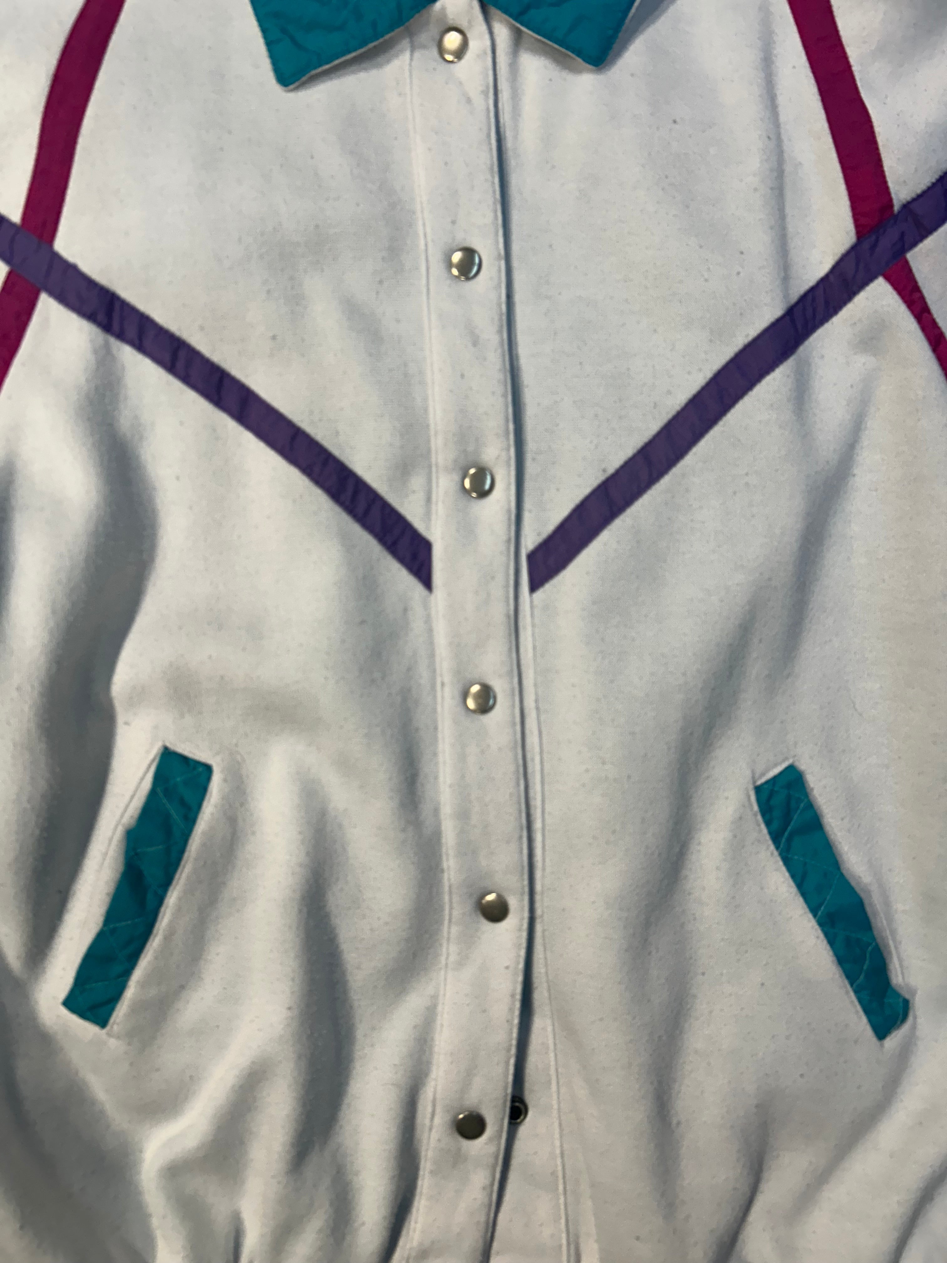 Vintage 90s Reversible Button Down Jacket