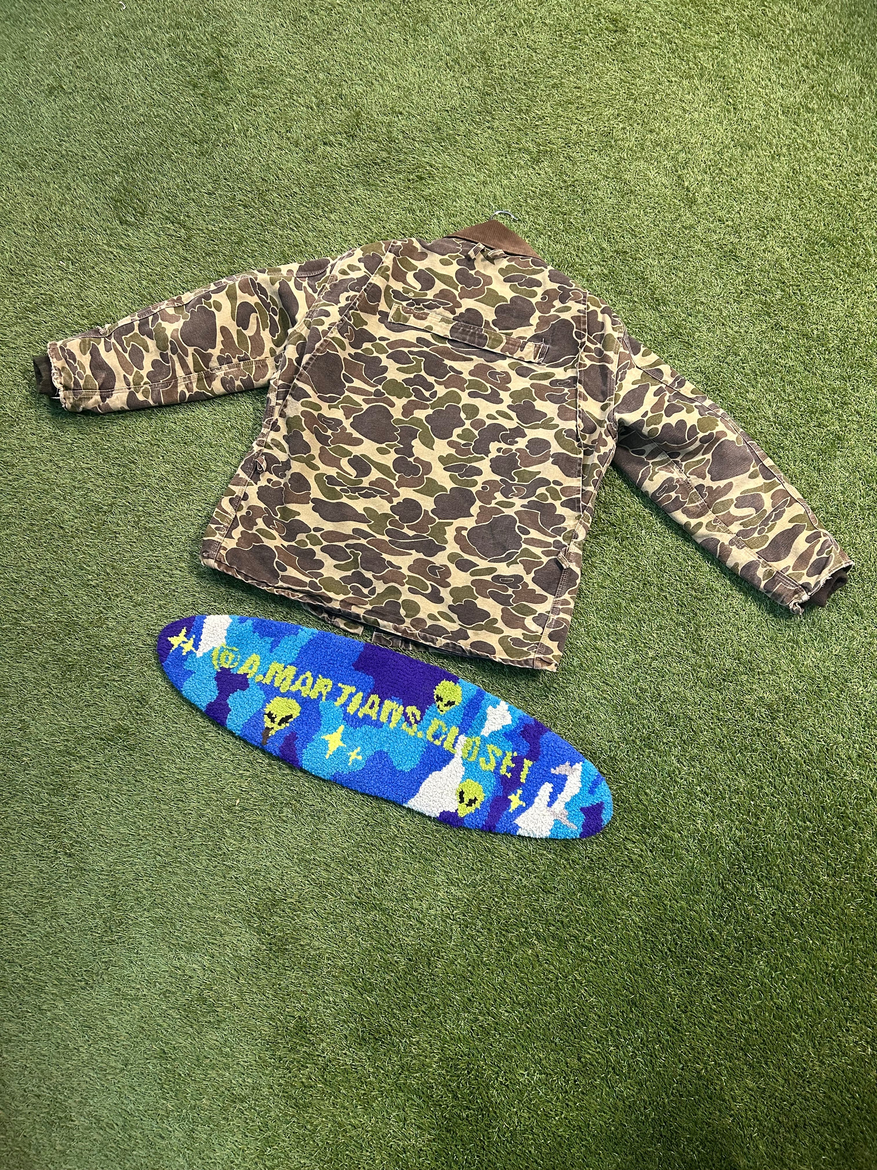 Vintage Carhartt Heritage Duck Camo Hunting Jacket