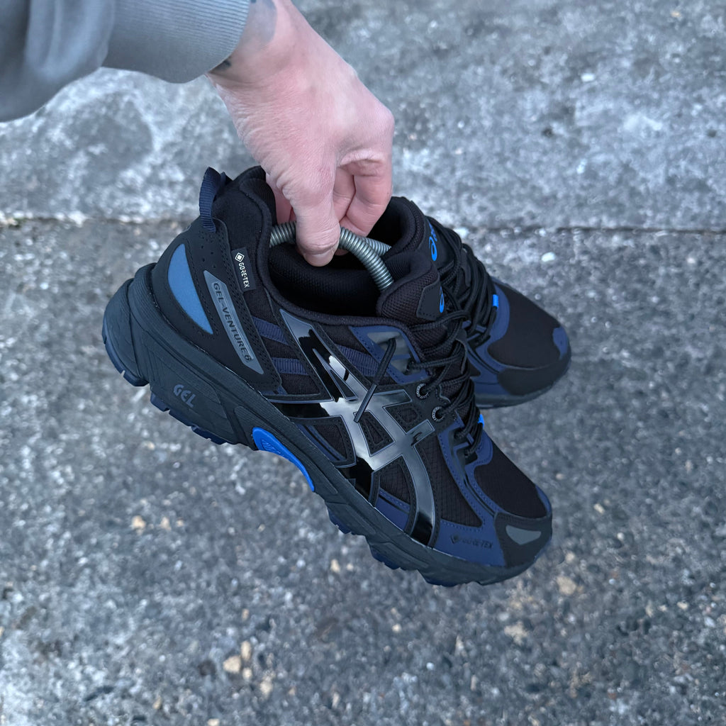 ASICS GEL VENTURE 6 TRAINER - BLACK / ROYAL BLUE