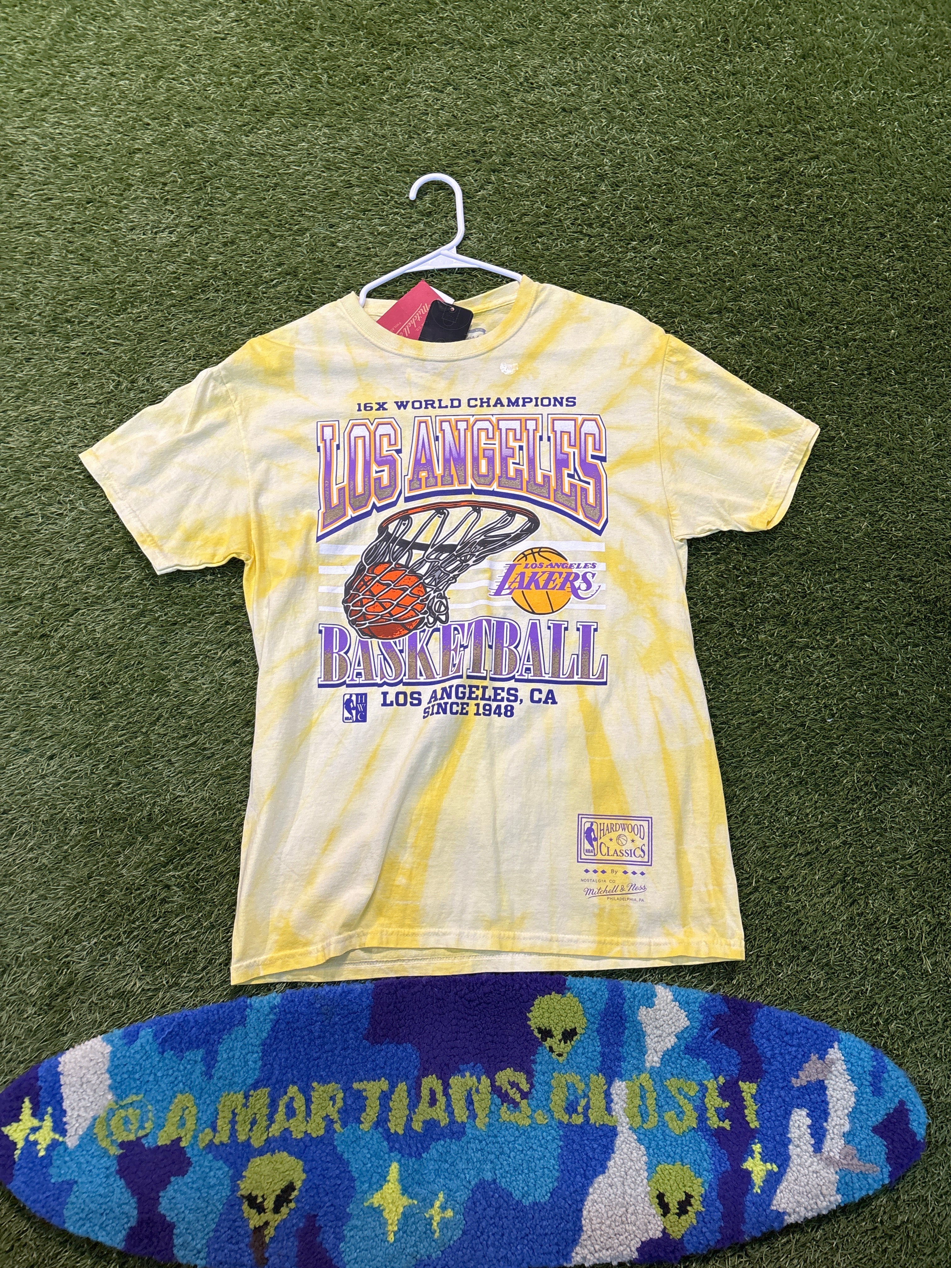 Hardwood lakers basketball shirt