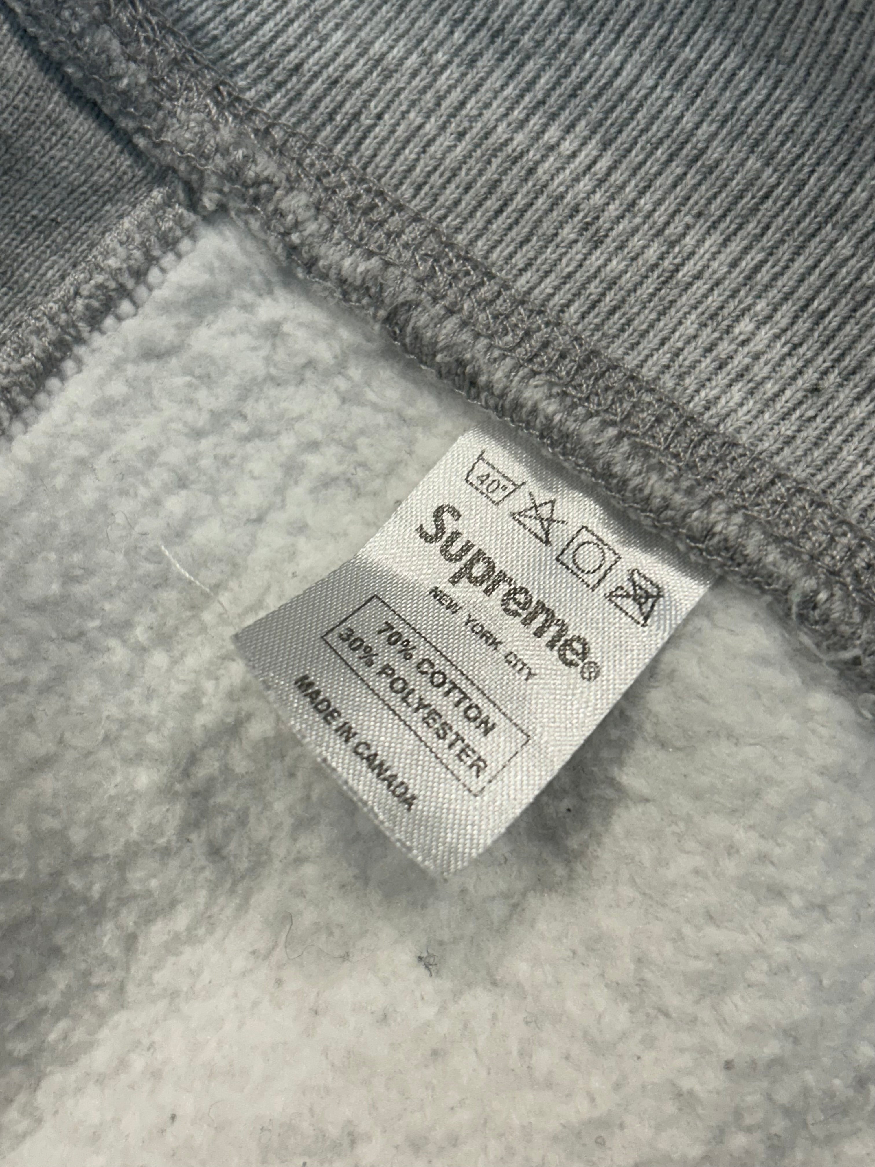 Rare Y2K Supreme Silver On Silver BoGo Crewneck(2003)