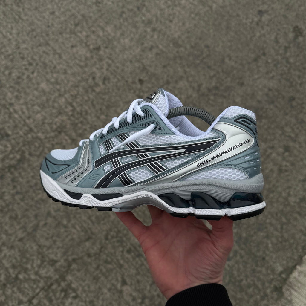 ASICS GEL-KAYANO 14 TRAINER - WHITE / FJORD GREY