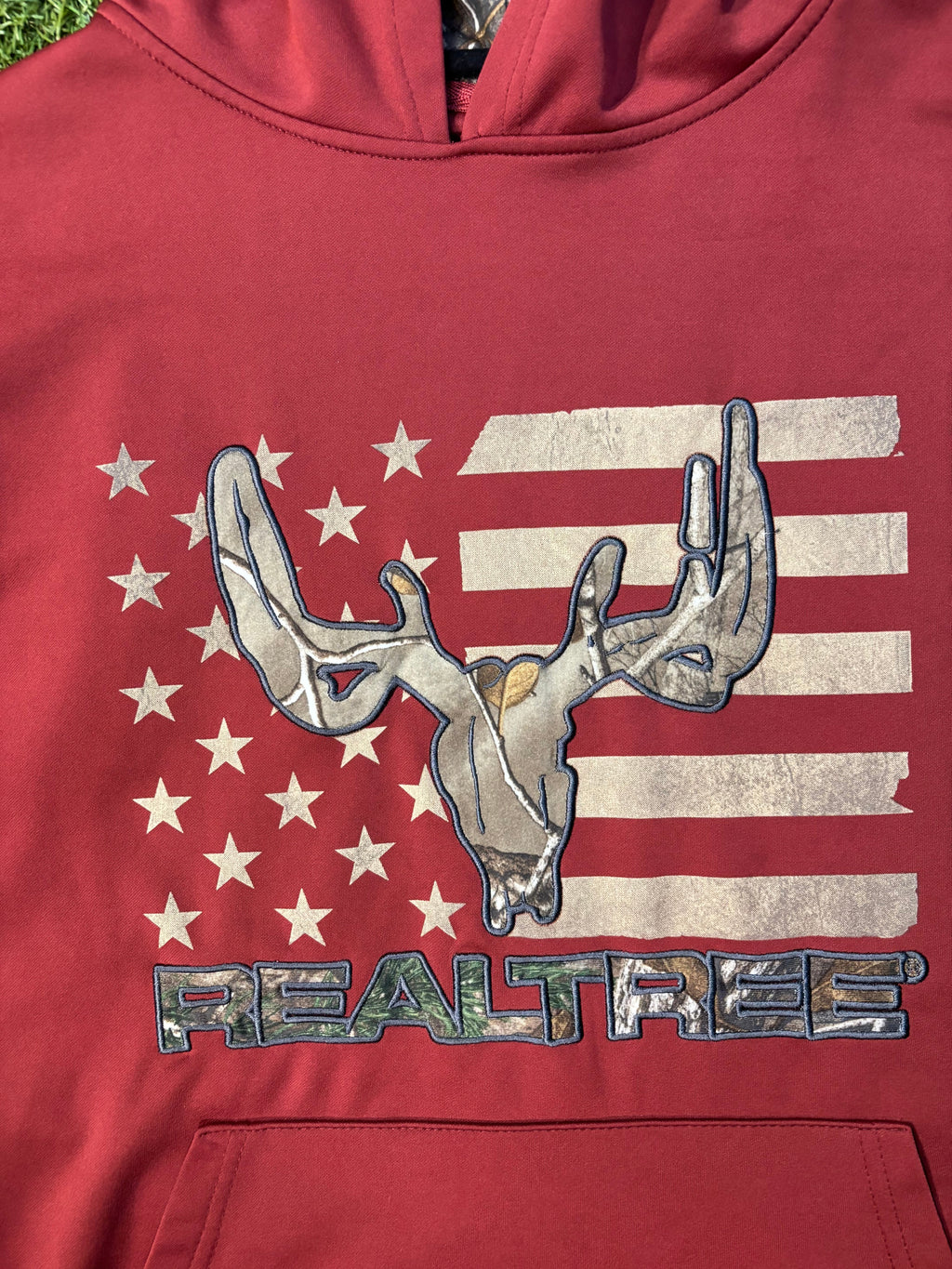 Red and Camo Realtree Sweatshirt Size XL