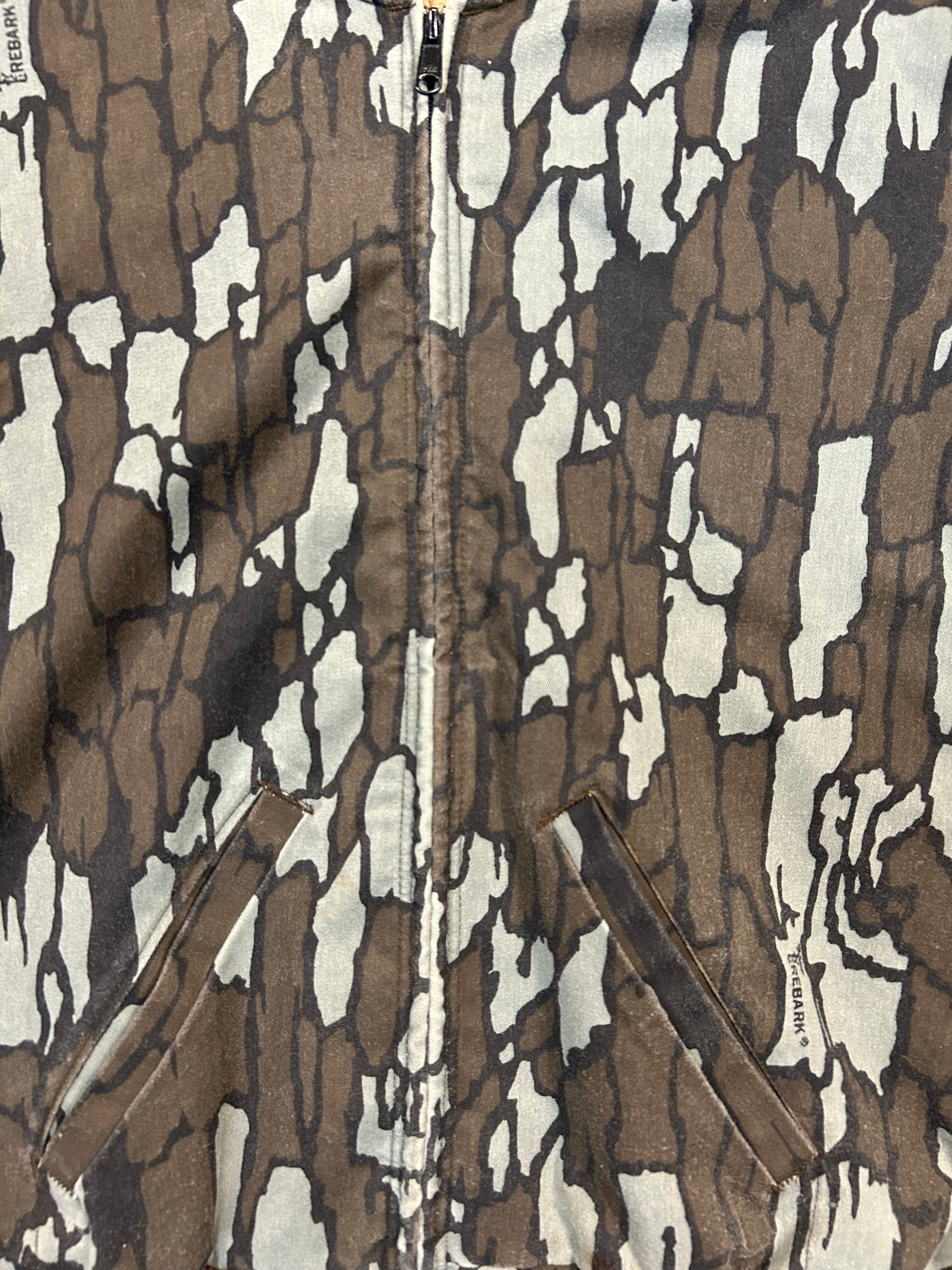 Vintage Garden Mountain Treebark Camo Jacket