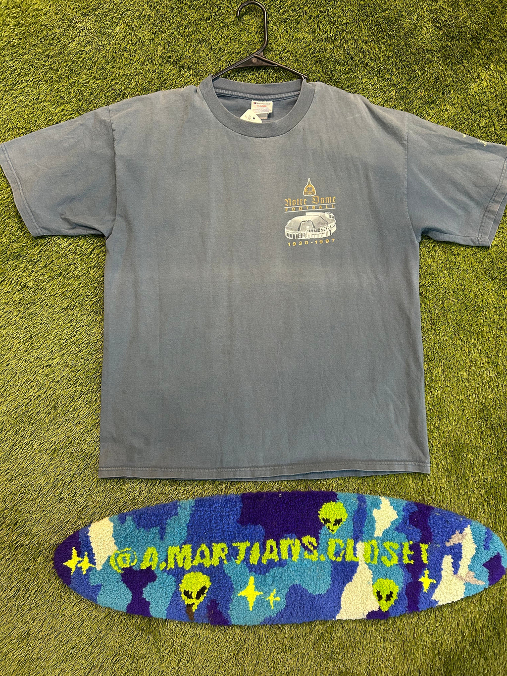 Vintage Champion Notre Dame Football Tee