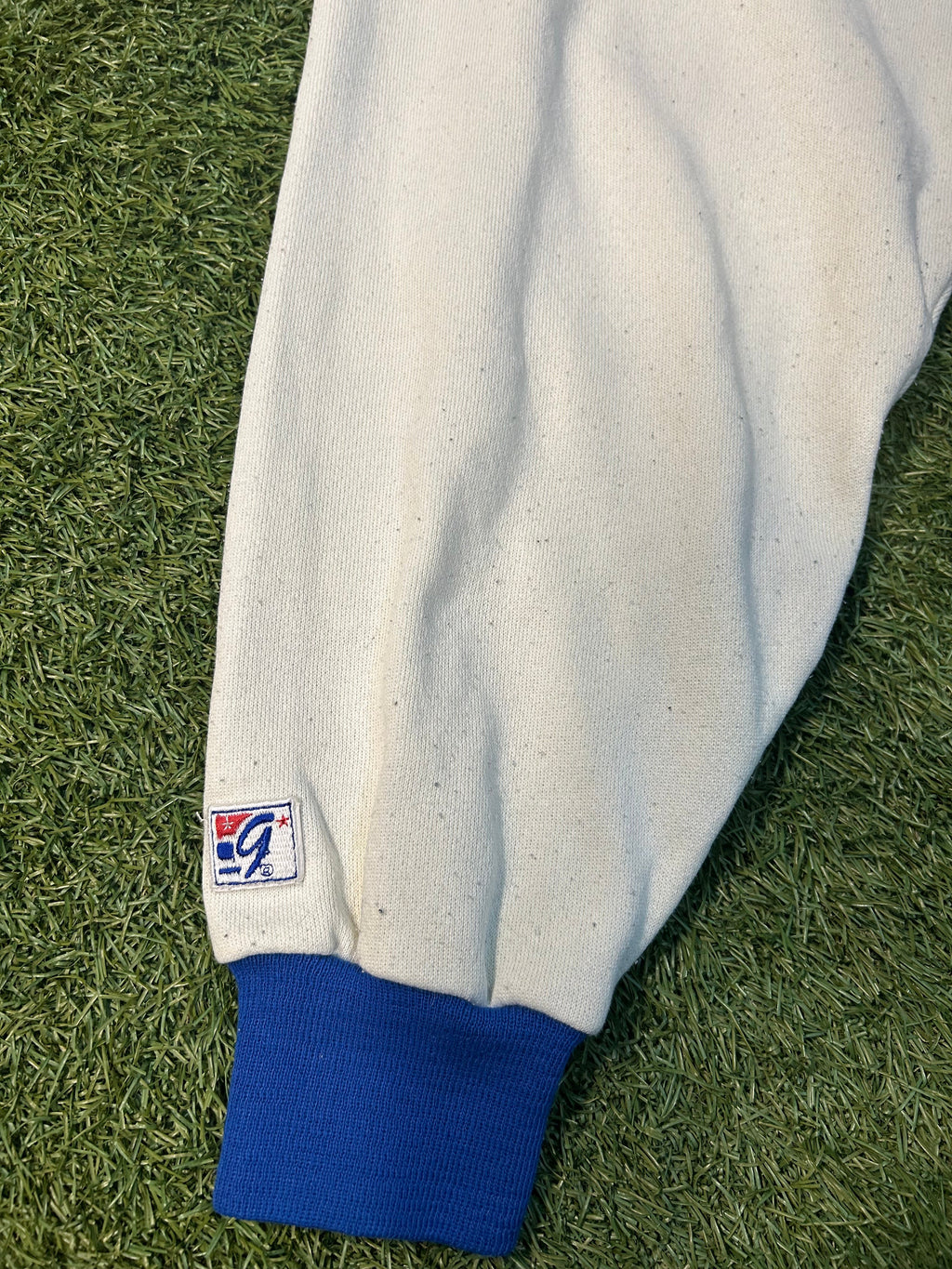 Vintage 90s New York Mets Big Embroidered Logo Crewneck